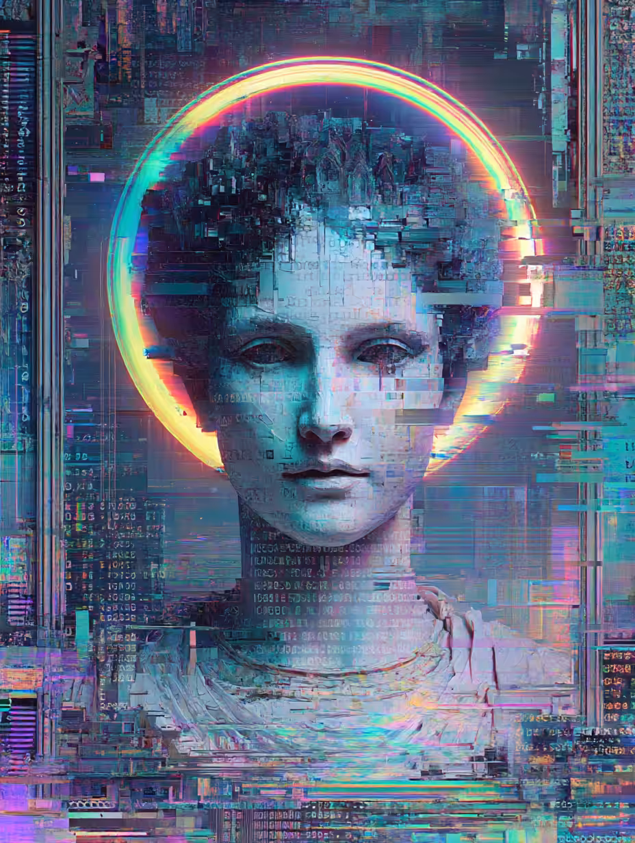 Halo of the Glitch Saint