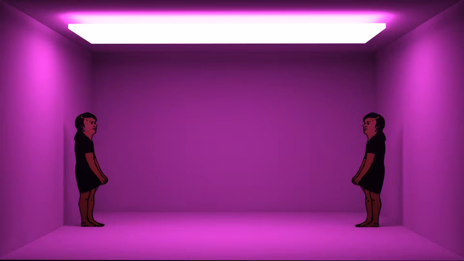 "Two humanoids in a windowless room"-12