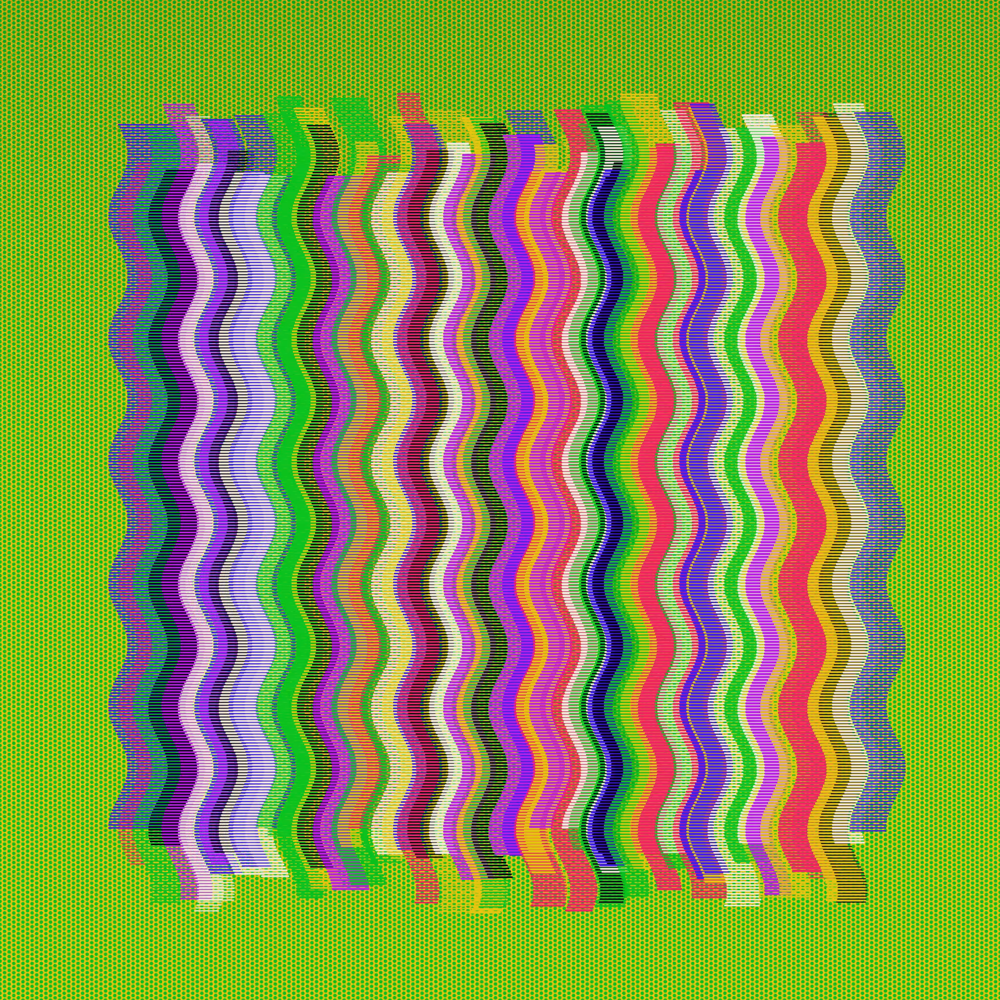 Ben-Day Wave Lines No. 4
