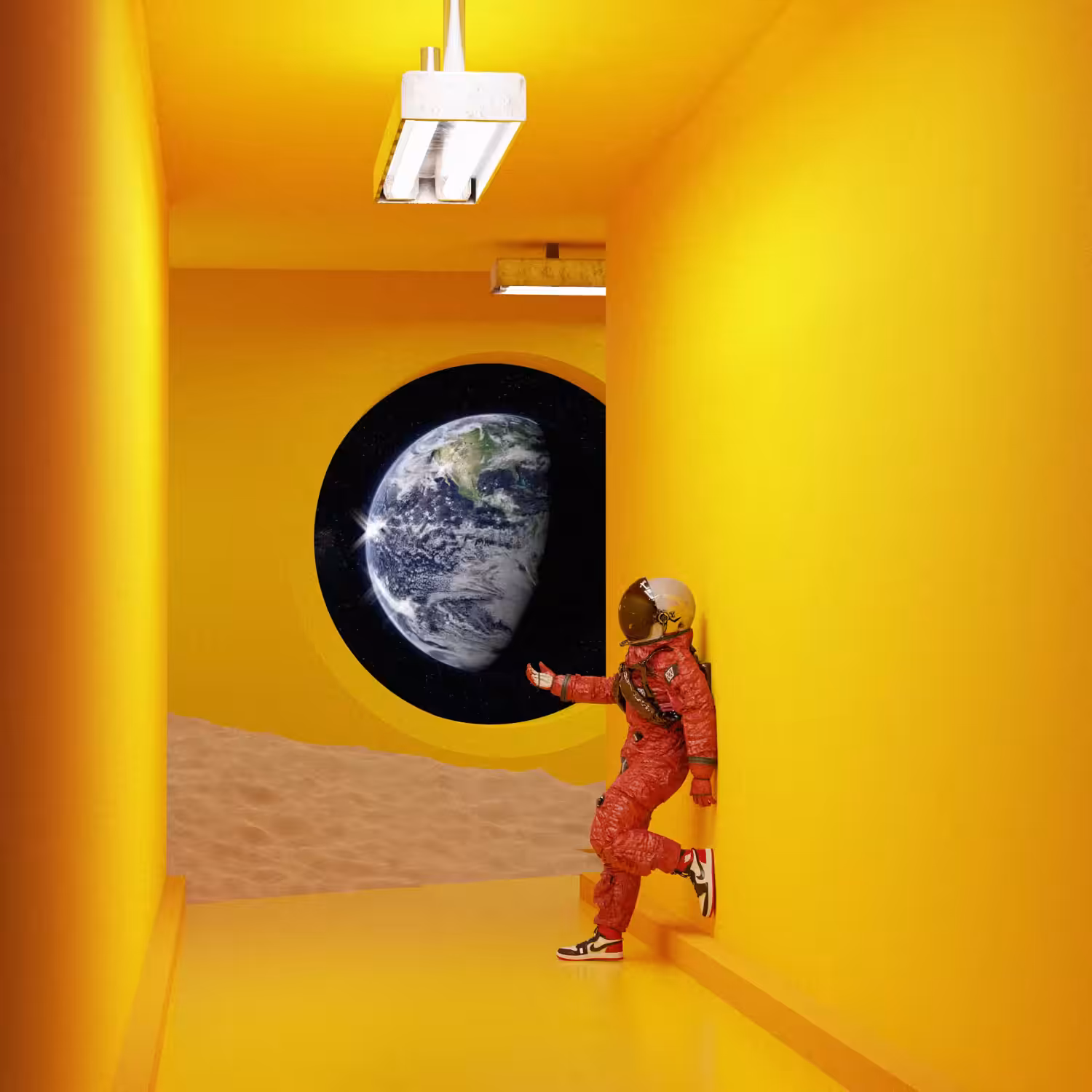yellow yellow on the wall