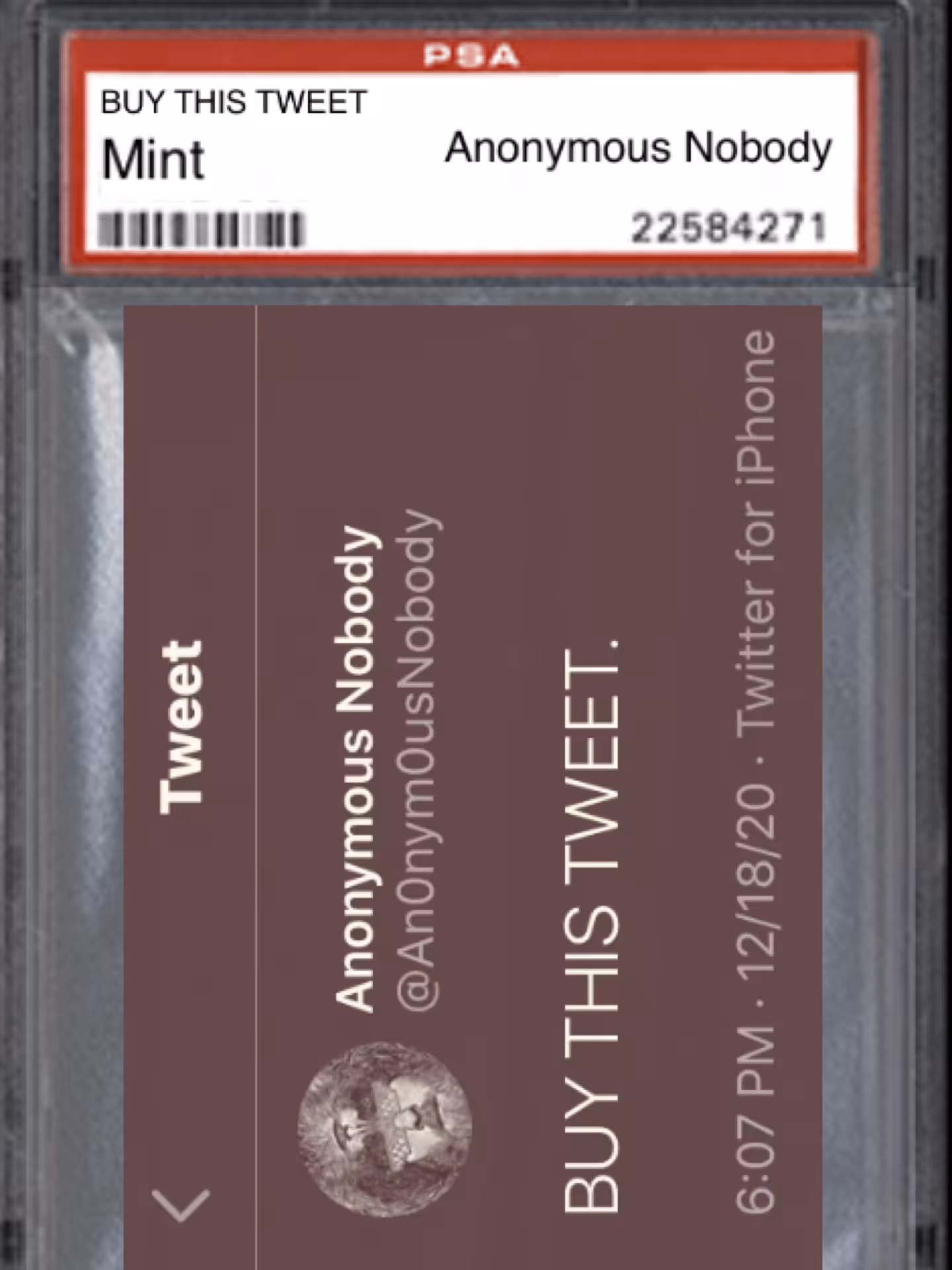 BUY THIS TWEET (Graded)