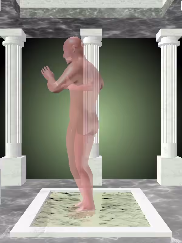 HeavenComputer: The Fading Robotic Sealwax Red Man #2714