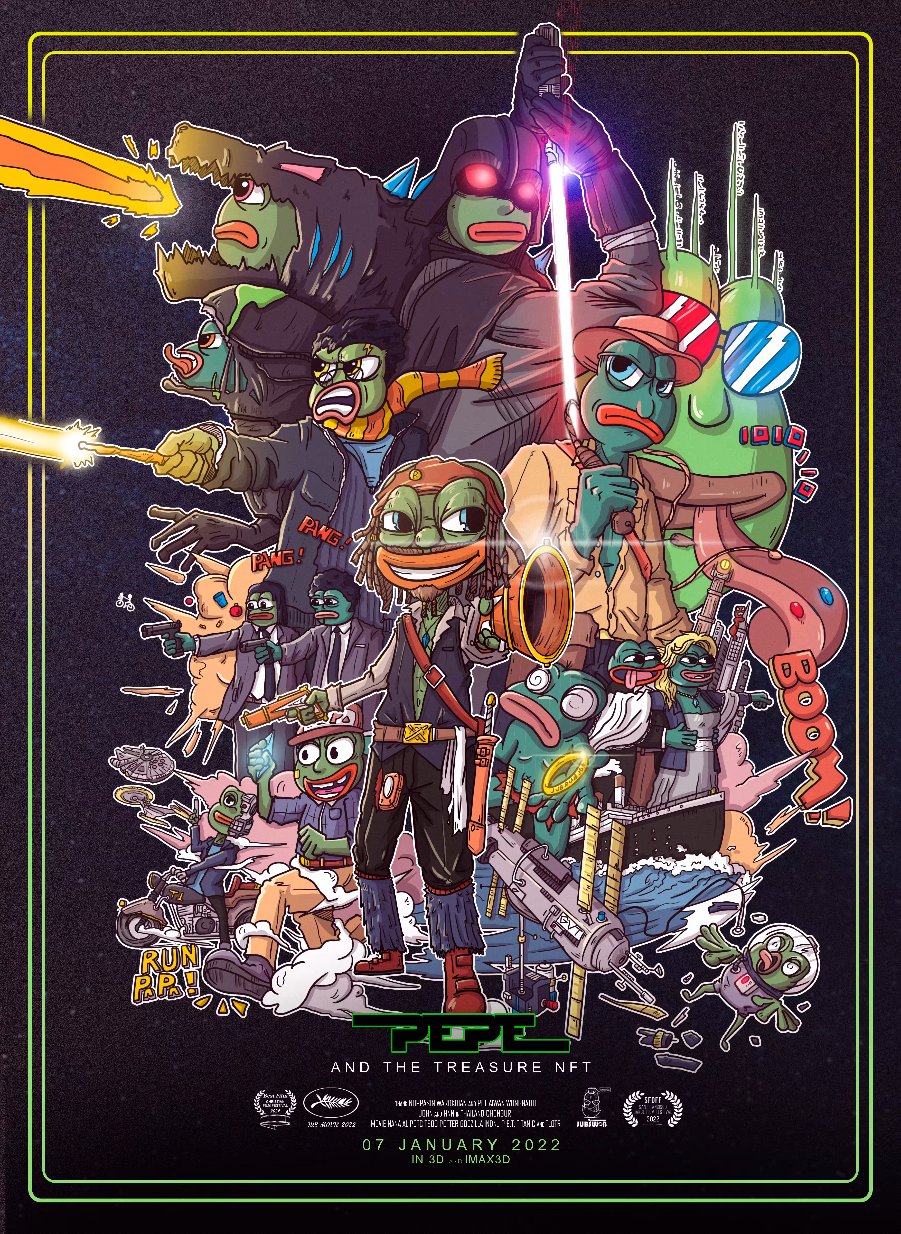 📽PEPE : AND THE TREASURE NFT🎬