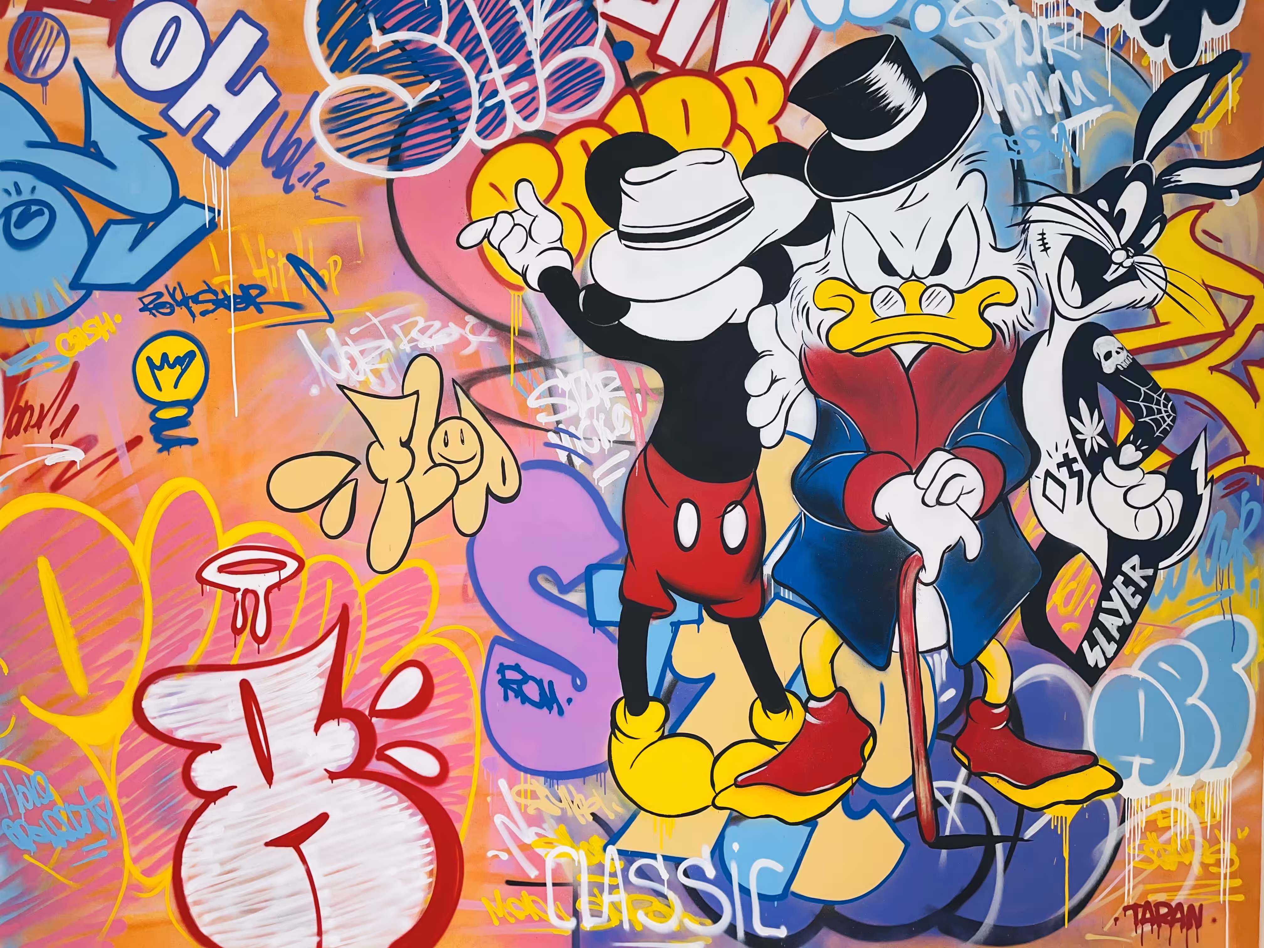 Crypto band graffiti