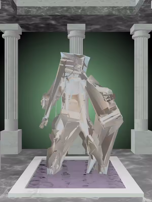 HeavenComputer: The Dancing Silver Haze Woman #6246