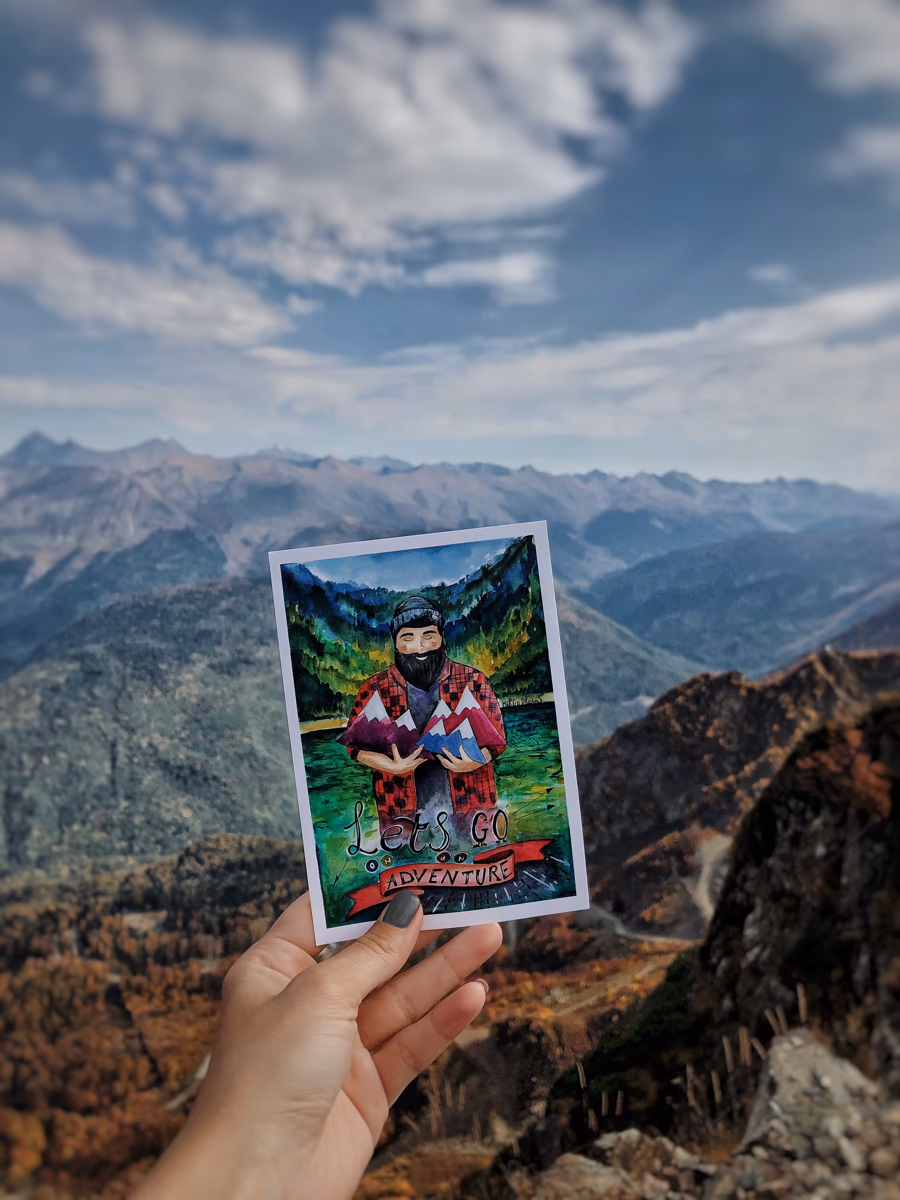 Adventure in the mountains