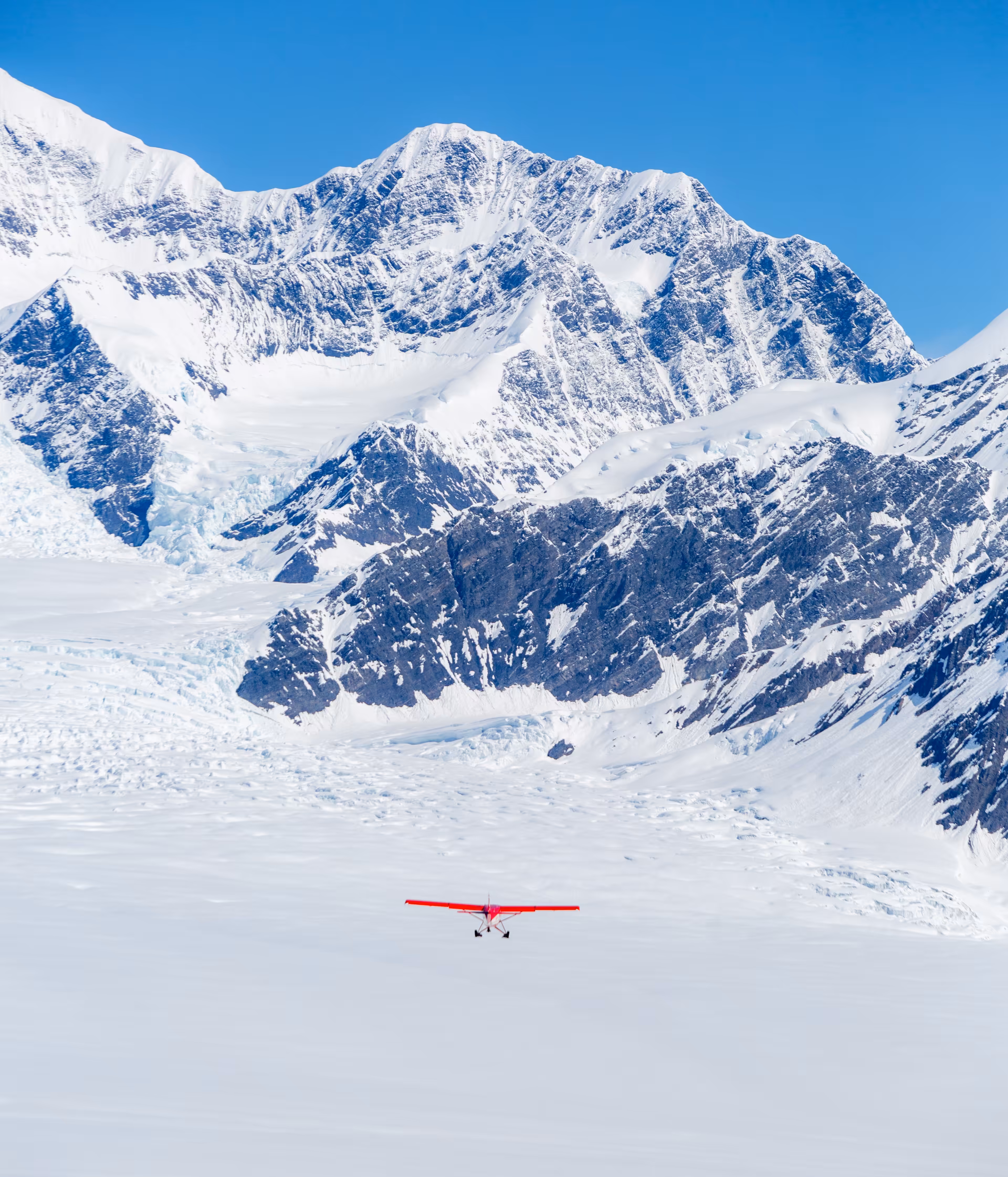 Denali Glacier Takeoff