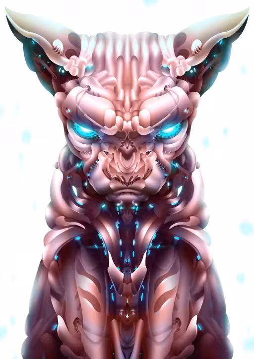 CYBORG SPHINX CAT #022