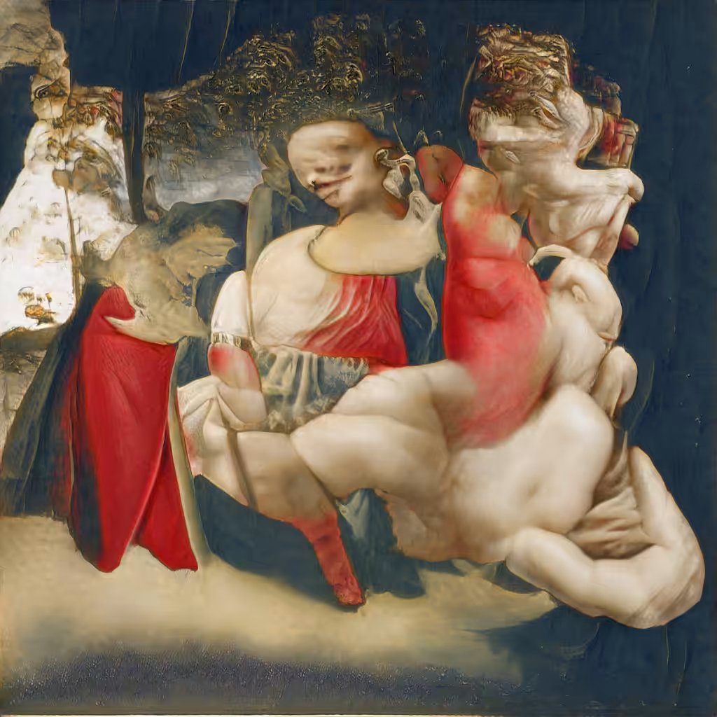 Queen of Calacatta - AI Renaissance Painting #6