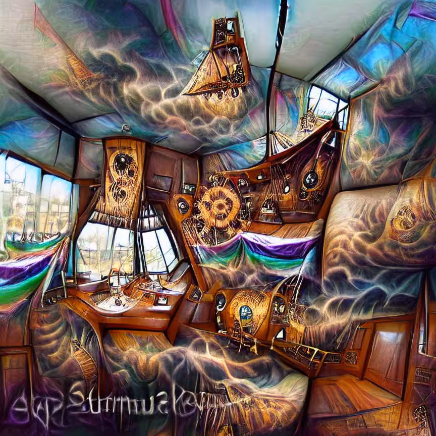 Steampunk Sailboat No. 4