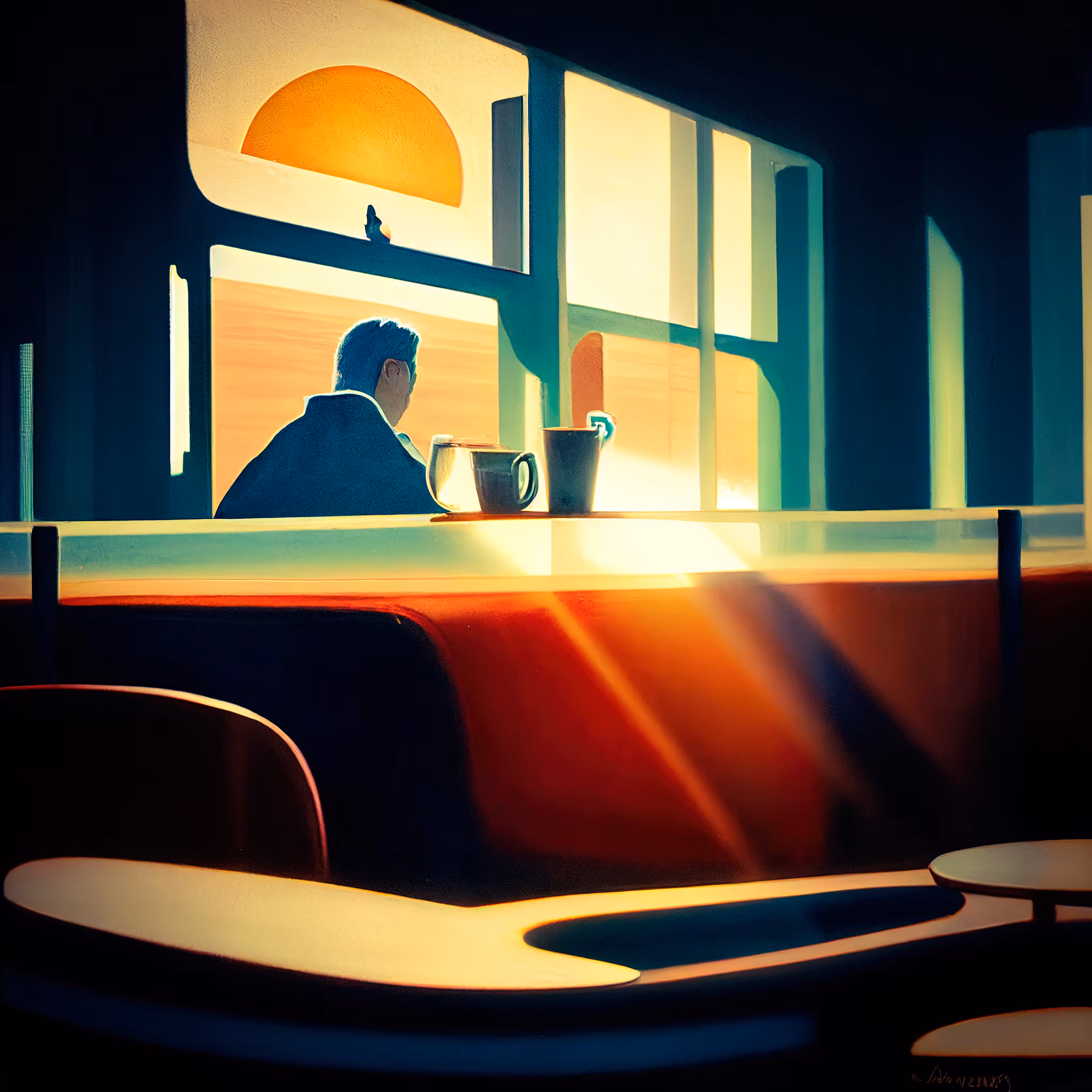 Stuck in Time at the Diner #1