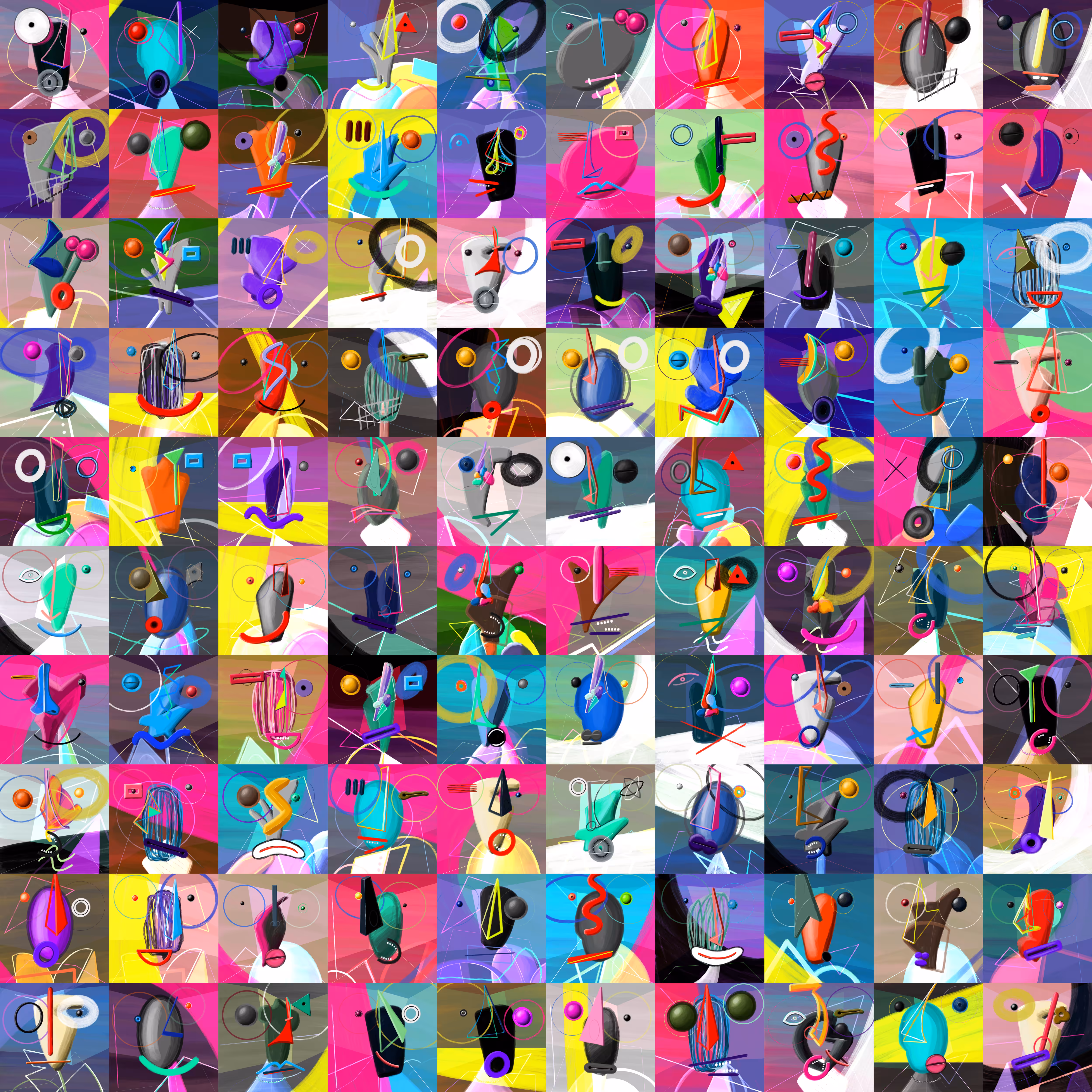 The First 100 Unknown Clowns