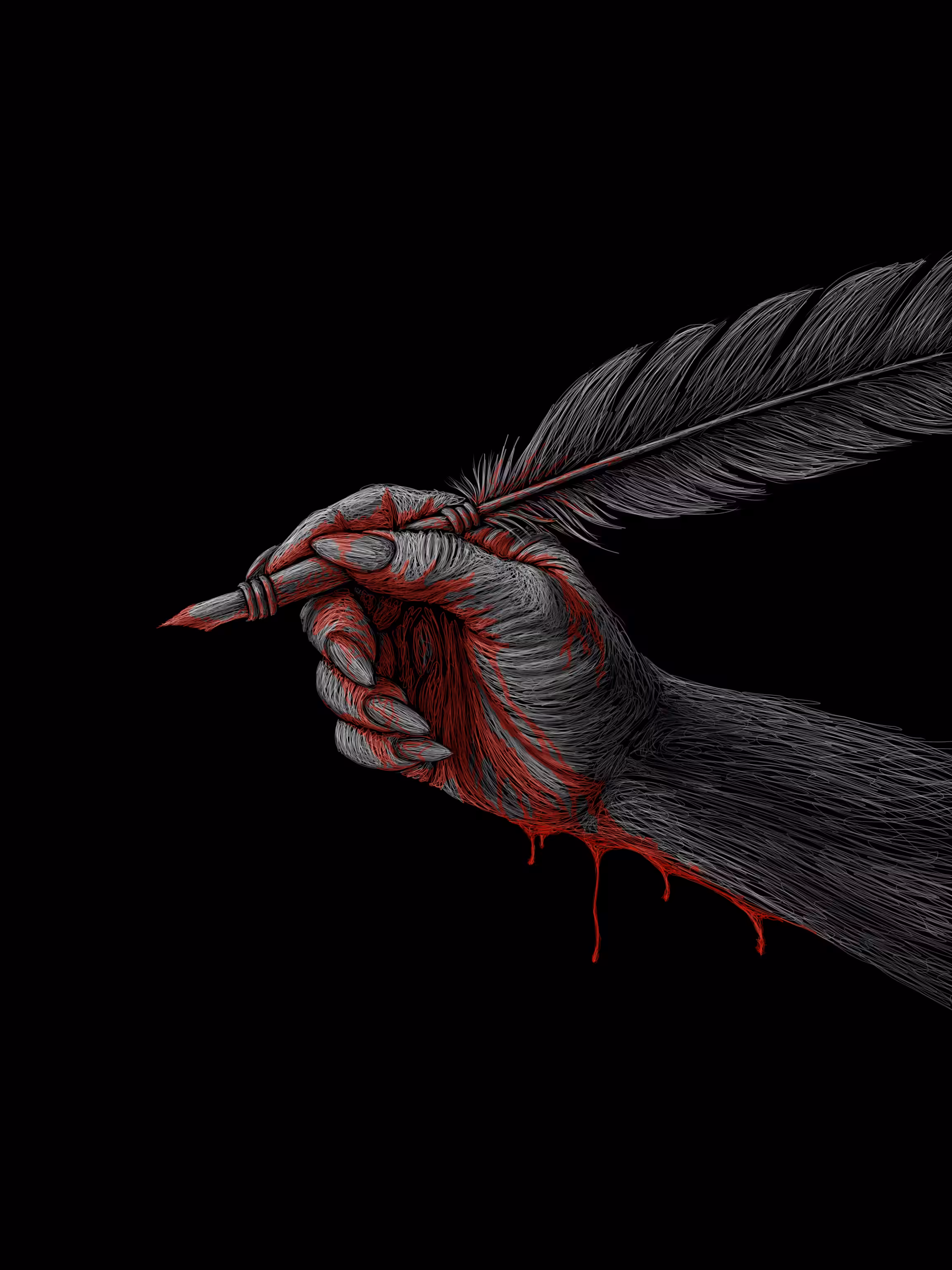 When Pain Writes