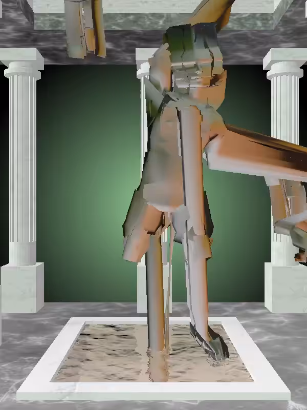 HeavenComputer: The Jazzy Olive Sunset Man #6162