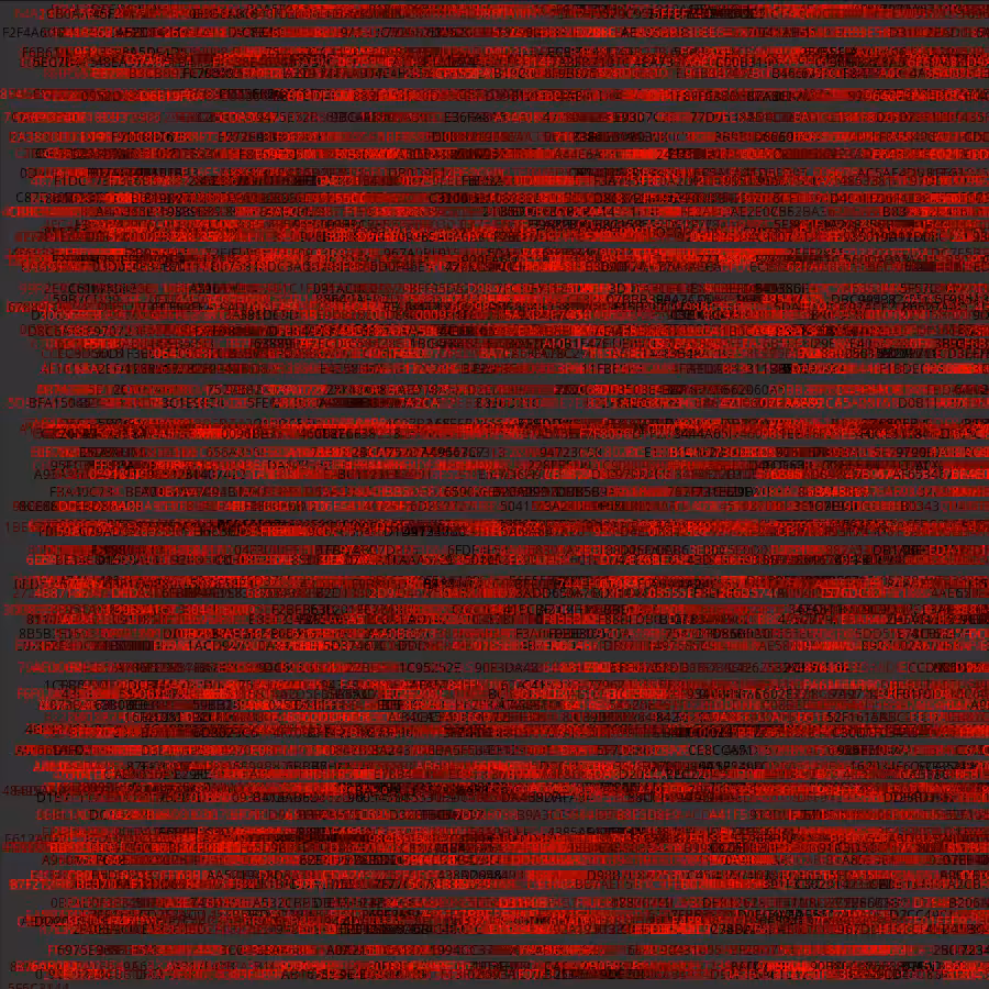 Painting by Random Hexadecimal Numbers #19