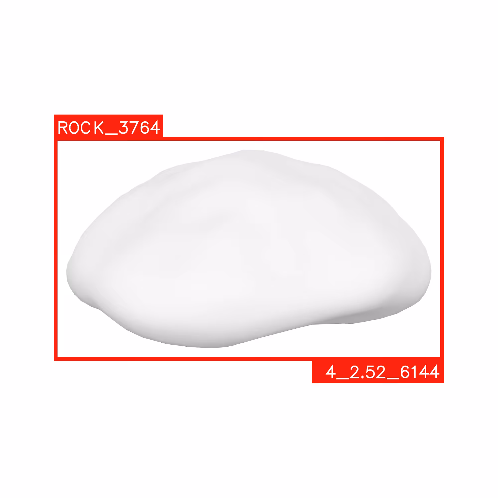 UNSHADED ROCKS: ROCK 3764