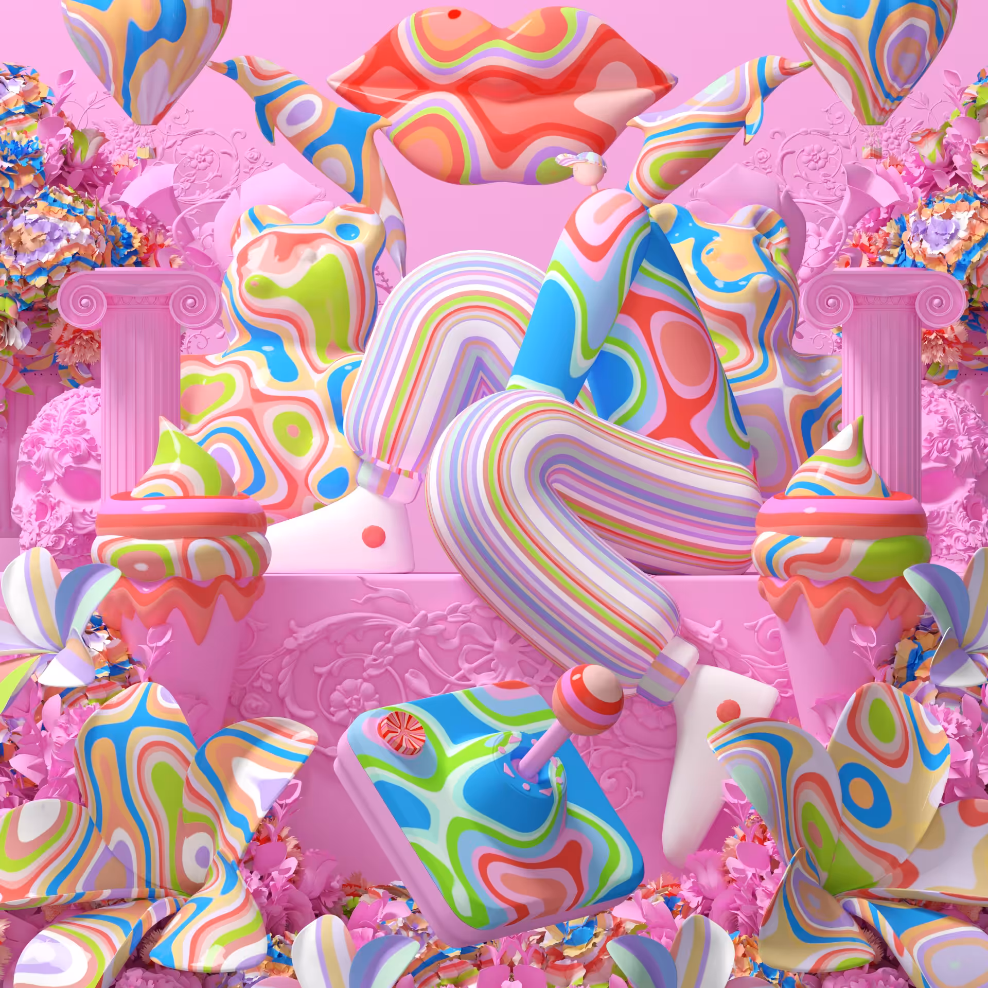 The swirly kid.