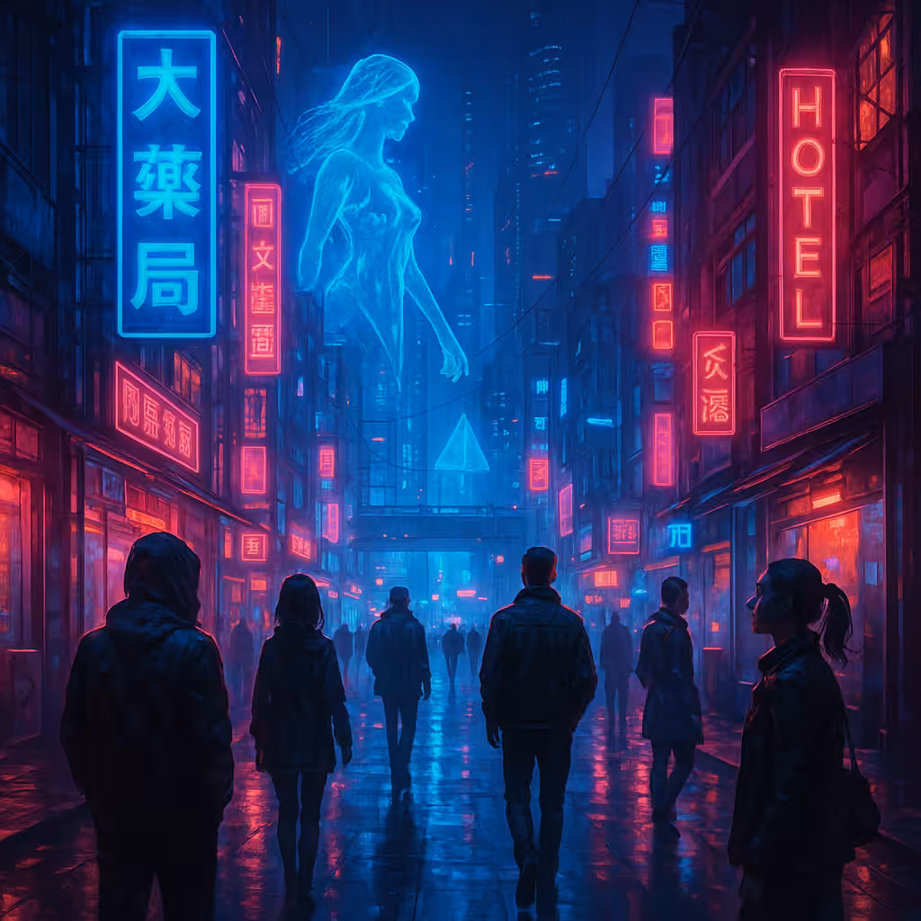 Artwork: Arrival in Neon