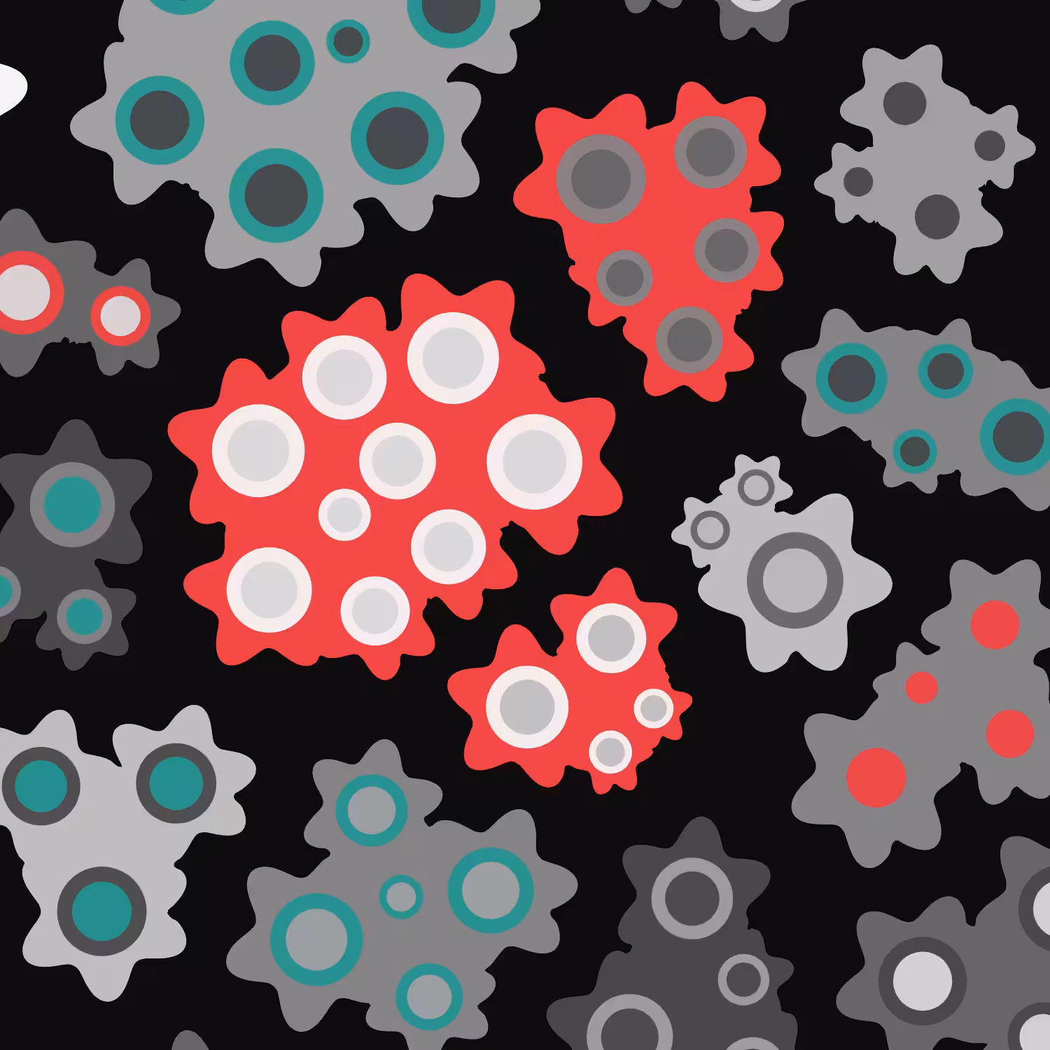 Geometric colorful shapes (Free edition) #69