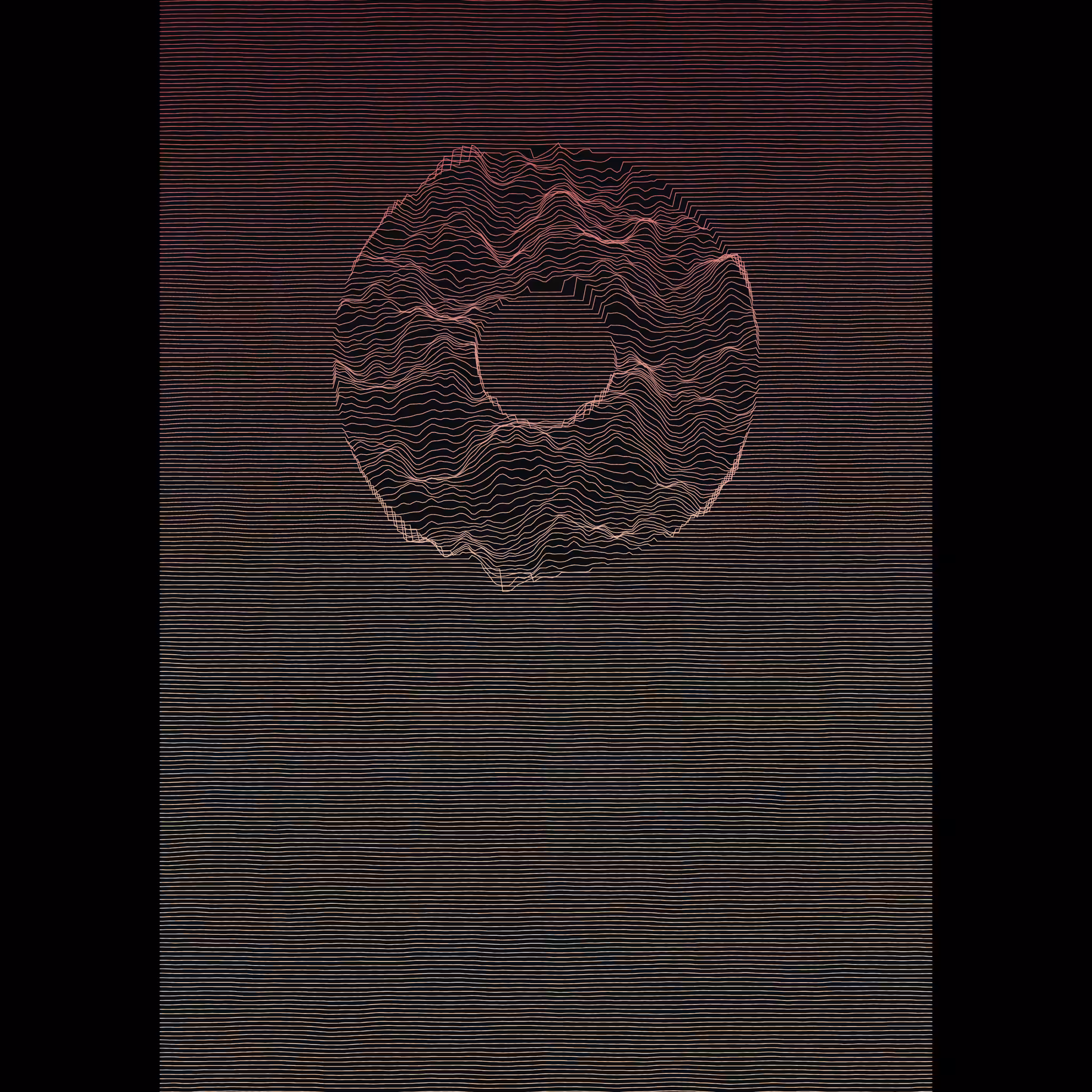 Waves Circle (For Plotter) #116