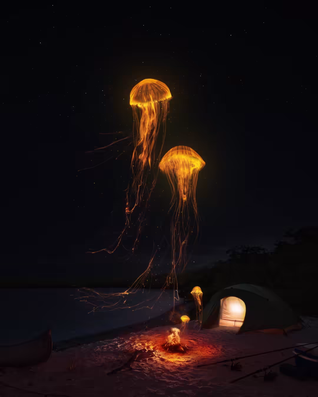 Camp Fire @TedsLittleDream x @Rikognition