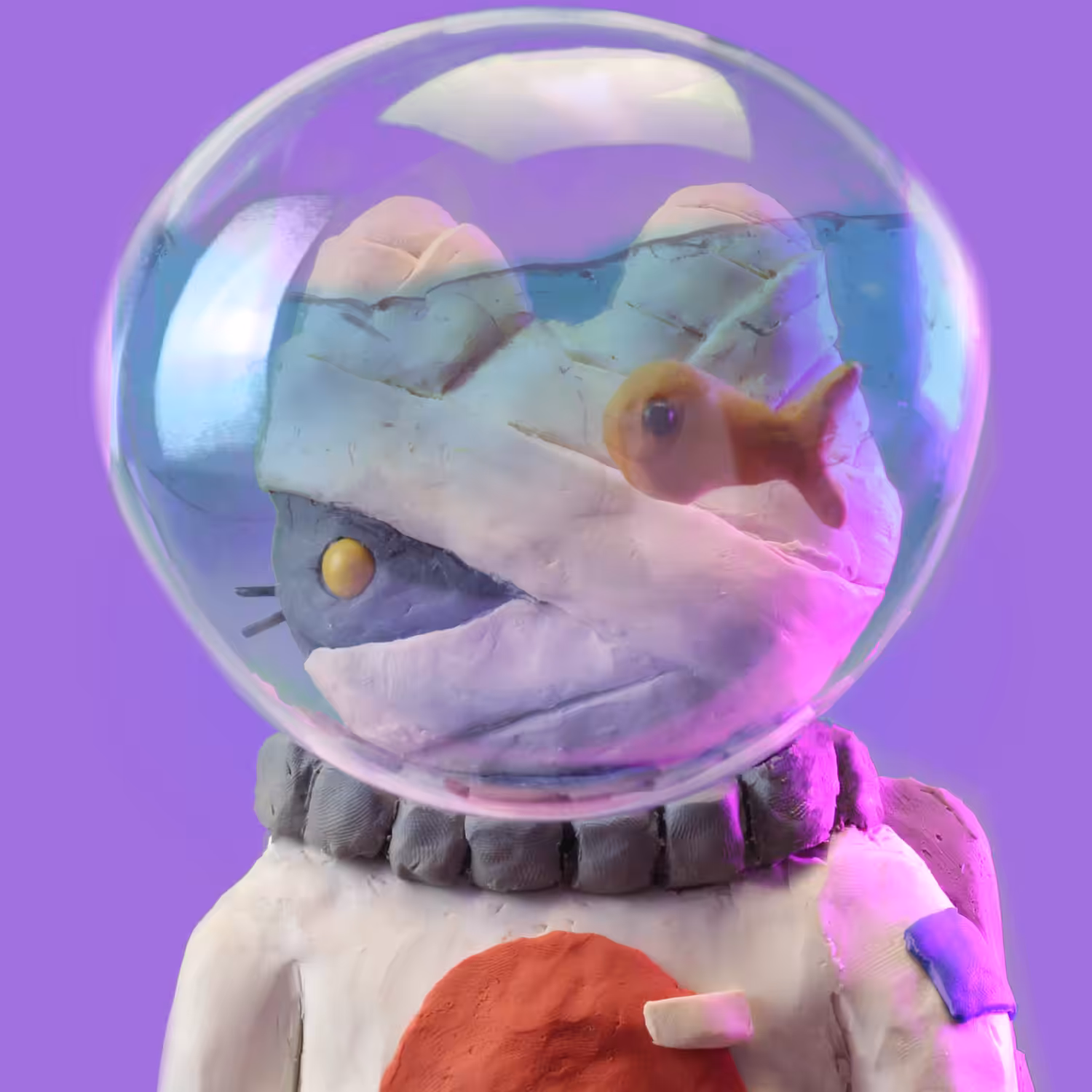 Clay Cat #8526