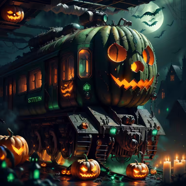 Spooky Halloween Train