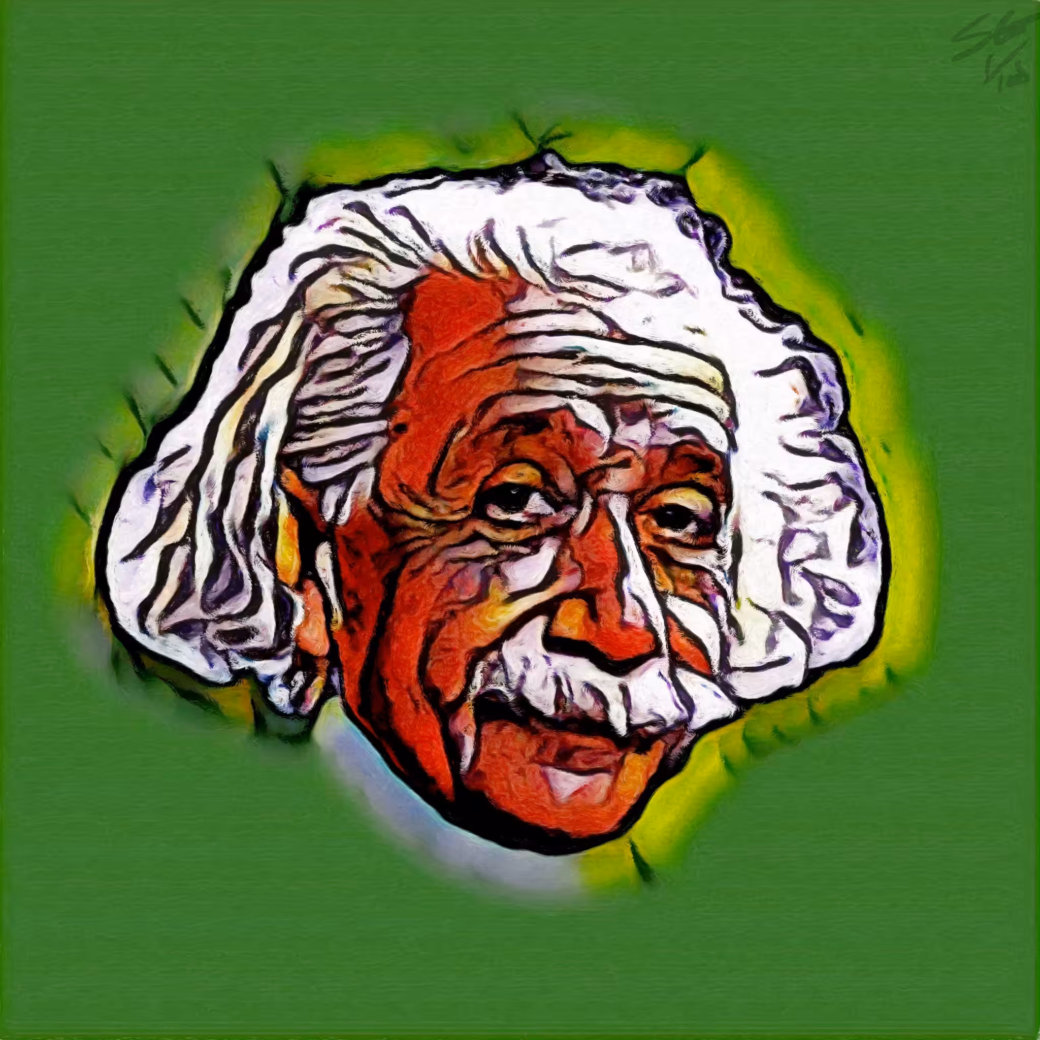 Albert Einstein 1/100 (CryptoSages)