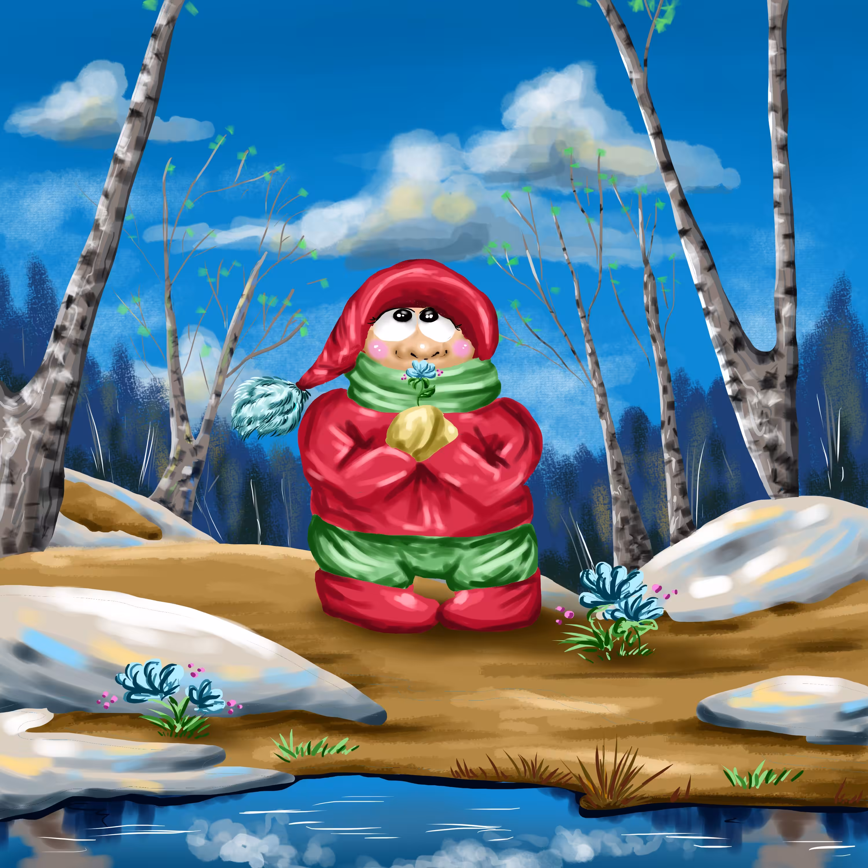 Spring gnome
