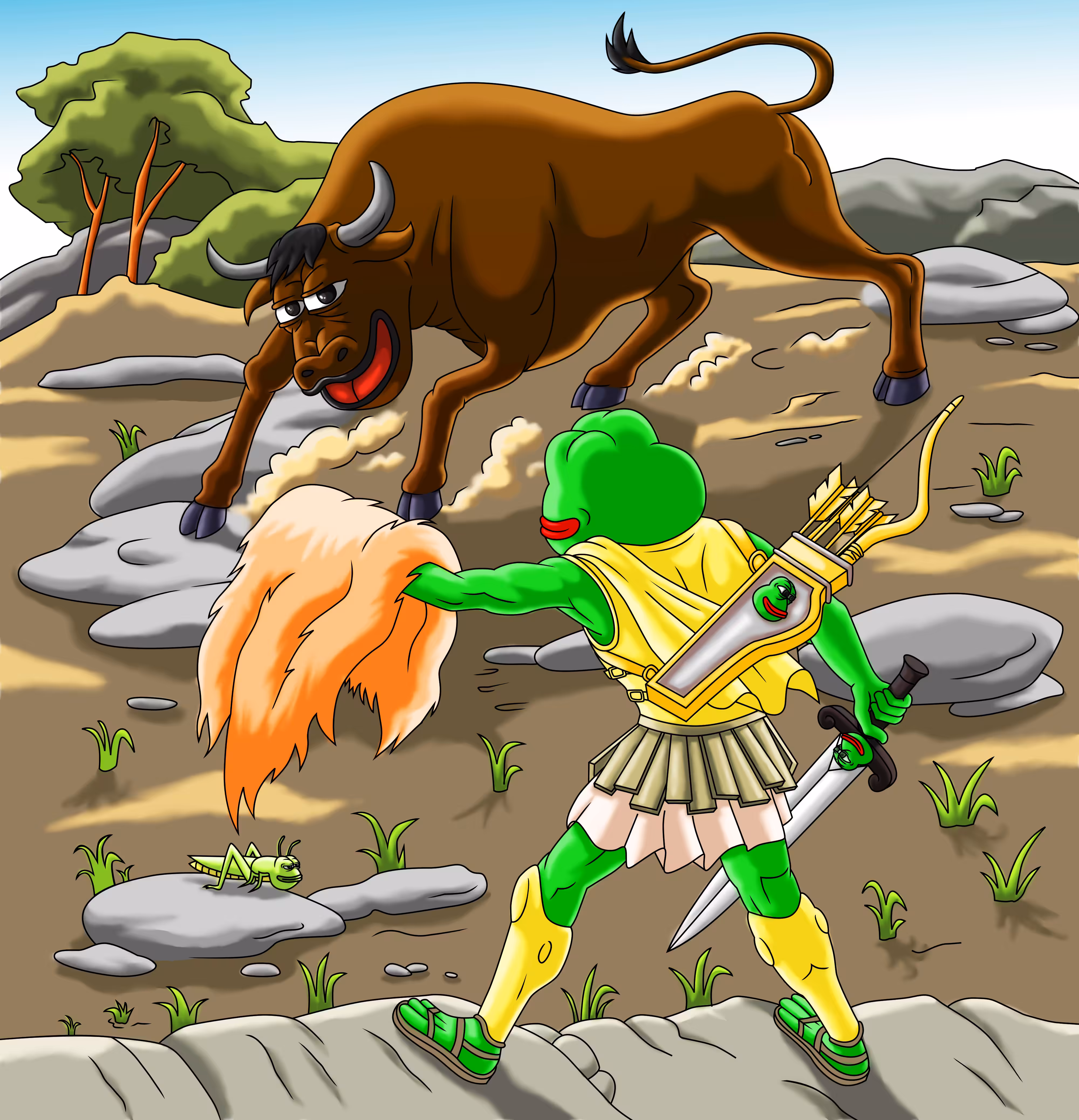 Pepeles and Cretan Bull