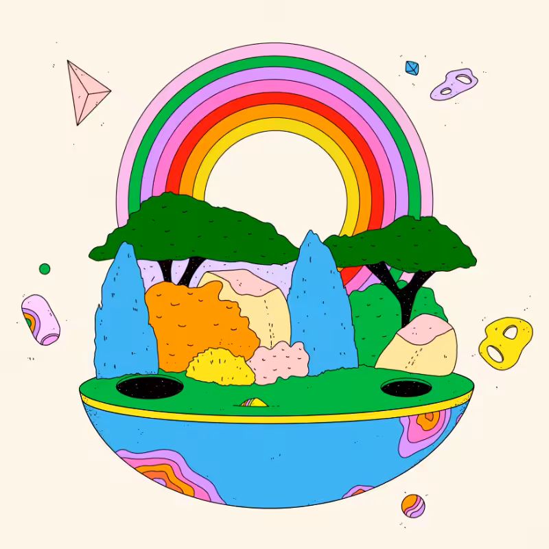 🌈🌴🪐 #233