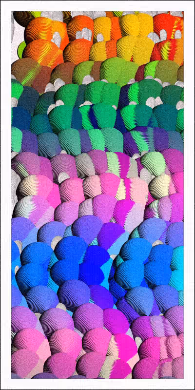 Balloon Field on Clouds #75