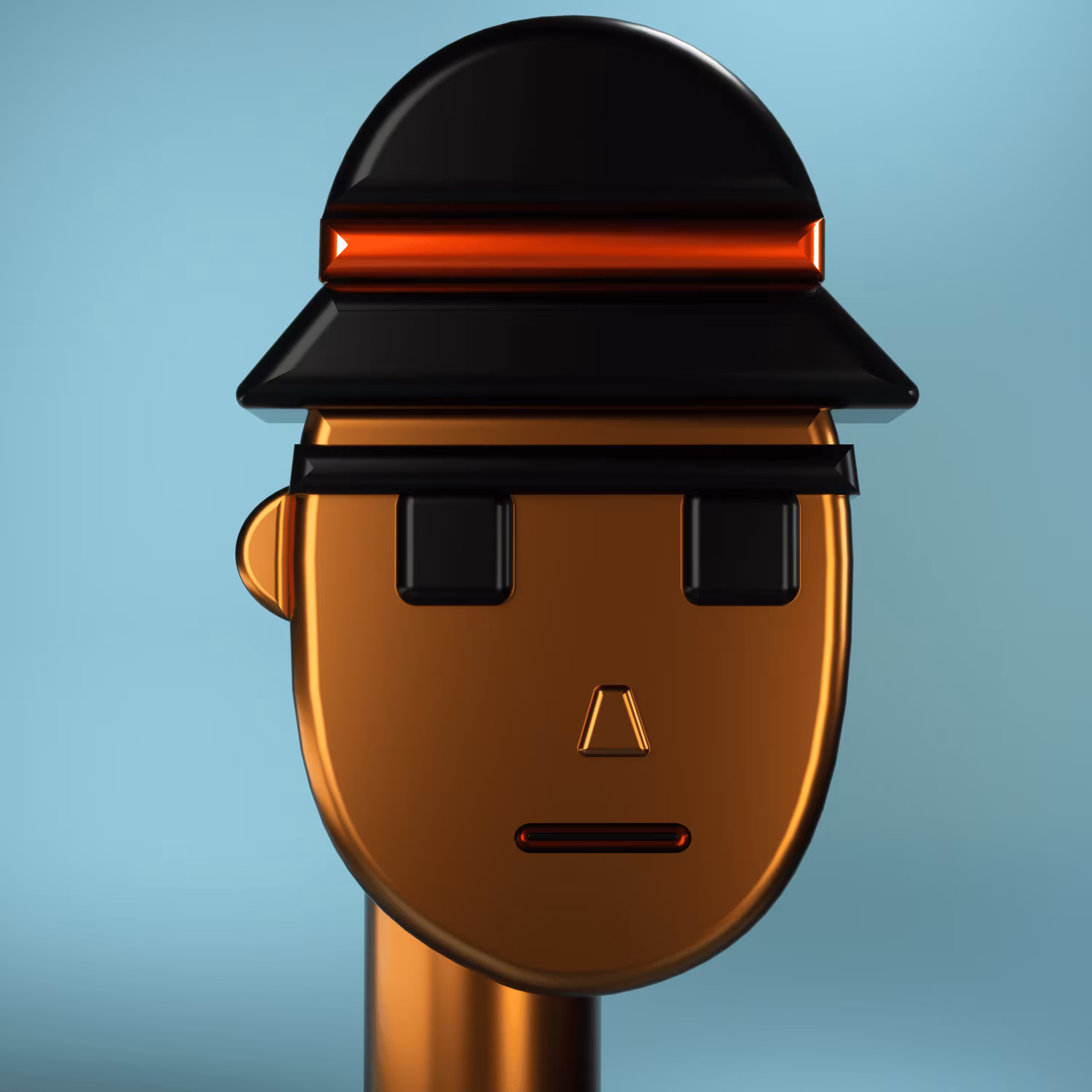 3D Chrome Punk #0374