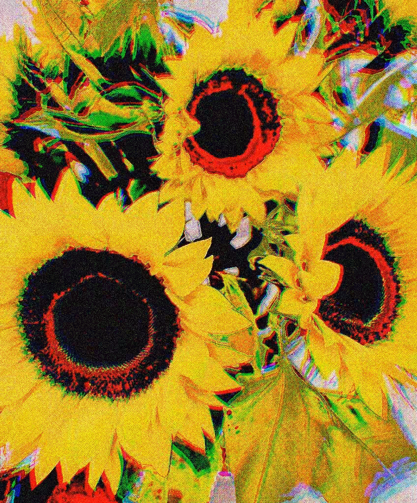 Girasoles / Sunflowers Glitch