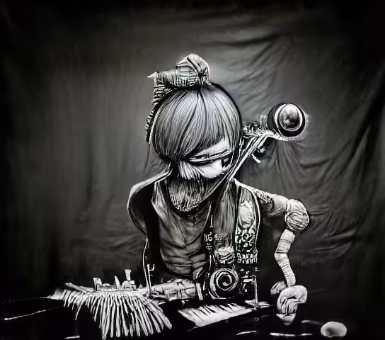 Puppet musician I