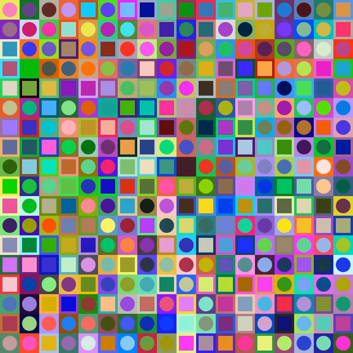 Square Dot Composition #78