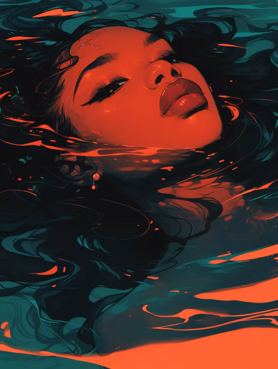 between swimming & drowning: untitled no. 4