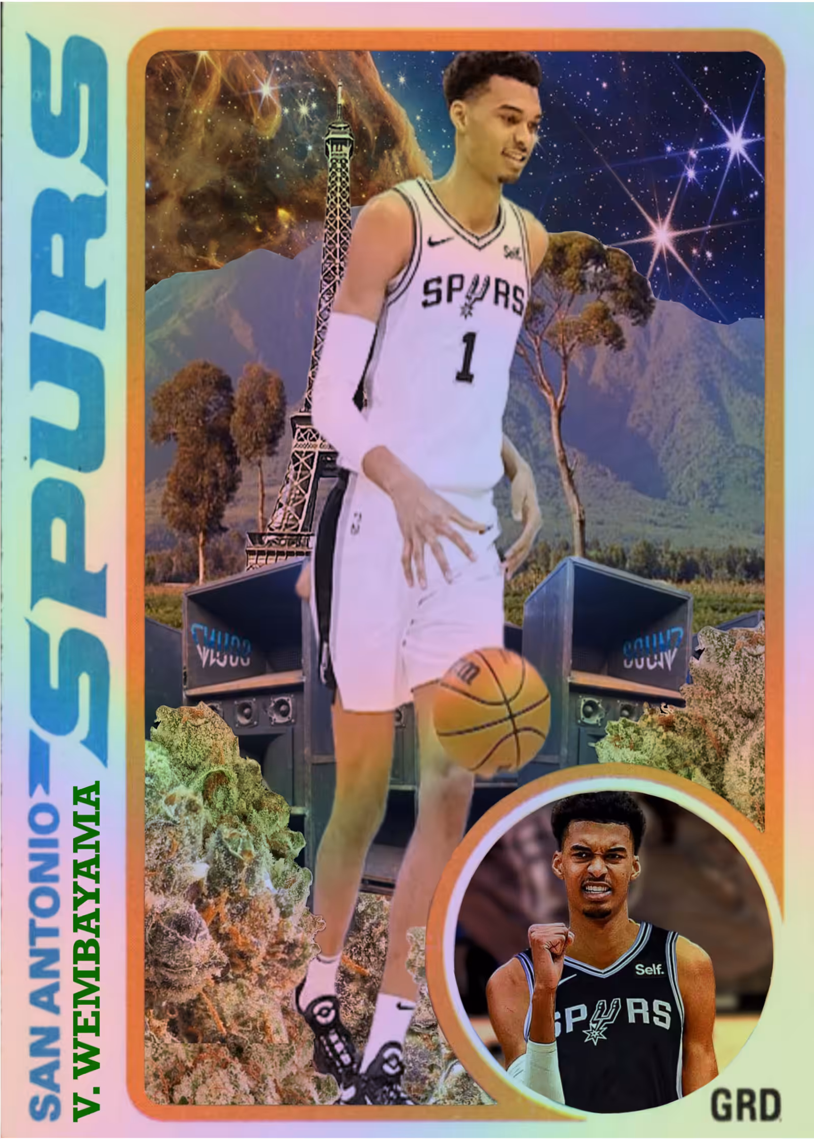 Oh Mama Wembayama Holographic