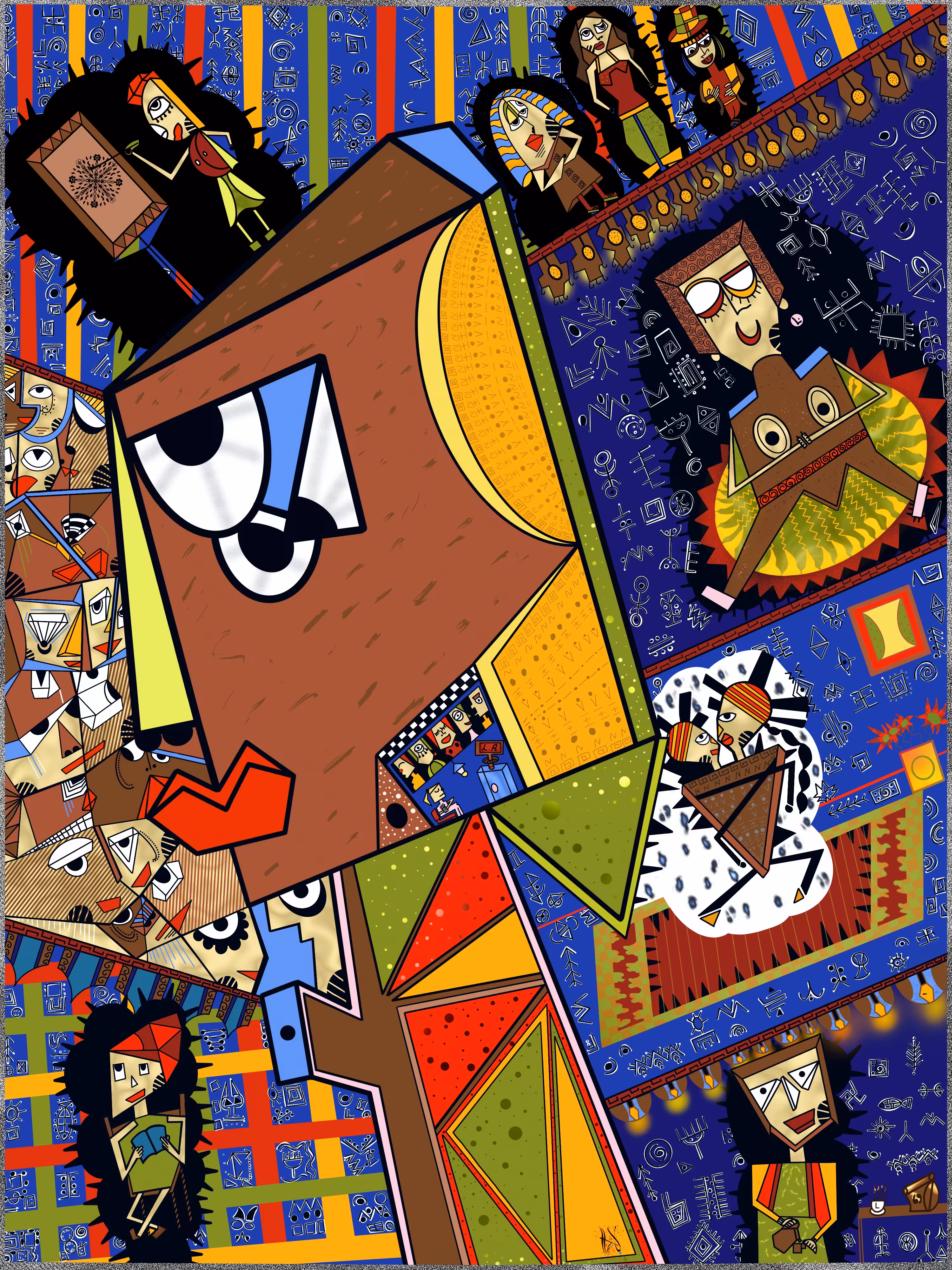 Cubism Expressia 1/1: Identity Shards : On Triumphing for What Remains of Us