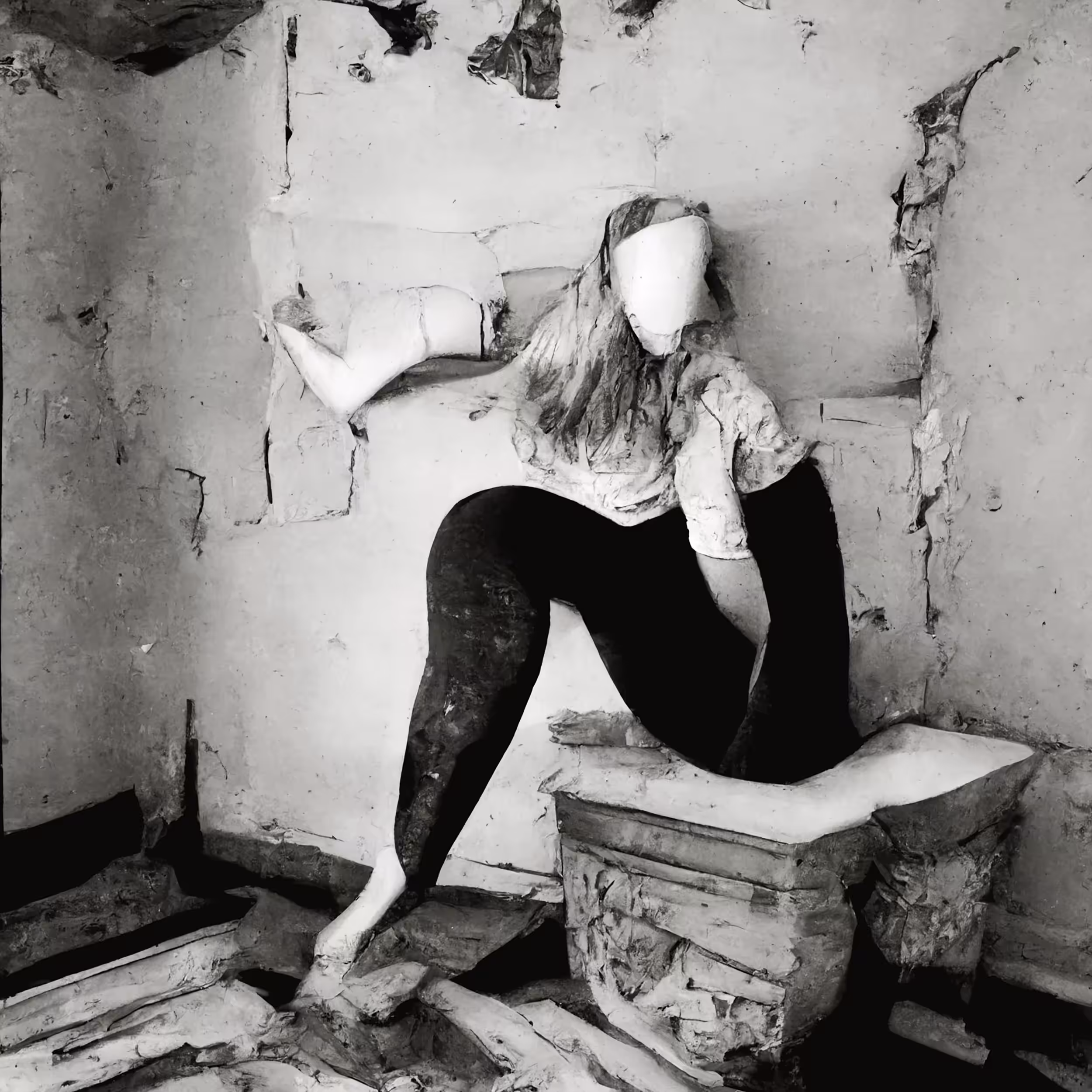 16E // A Final Attempt at Recreating Francesca Woodman's Rhode Island Period