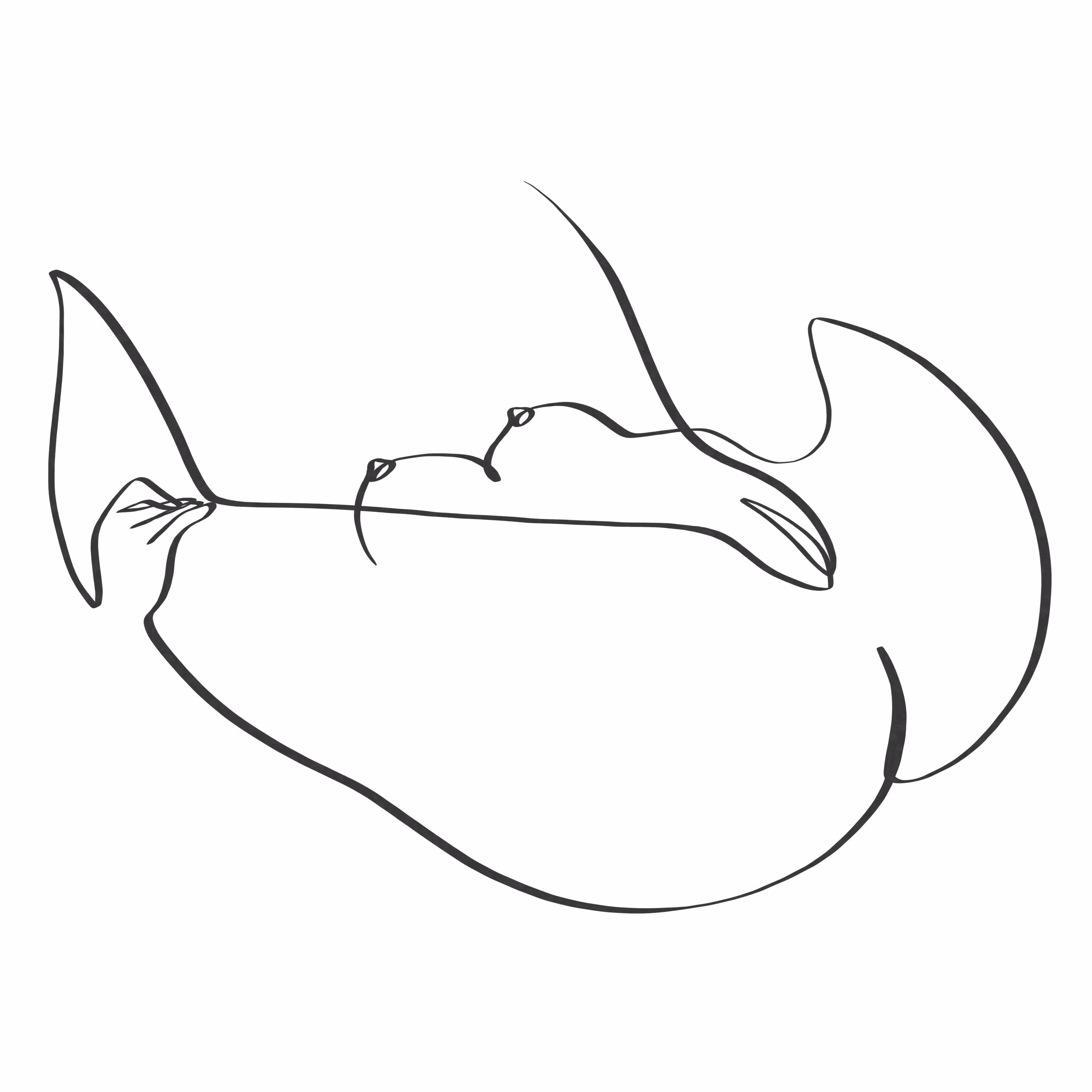 Eagle sex position one line art #20