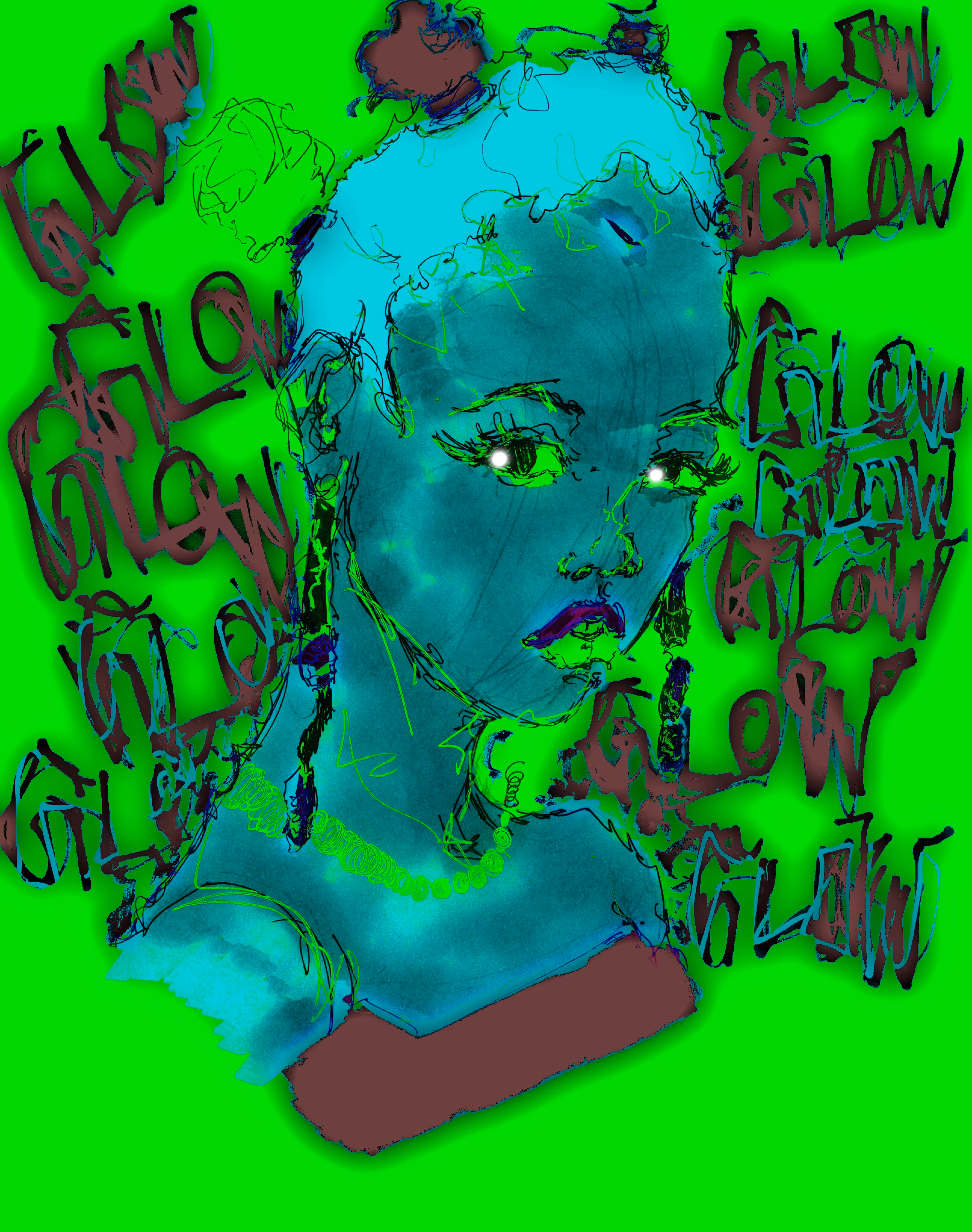 Glow Glow Girl (Infrared Edition)