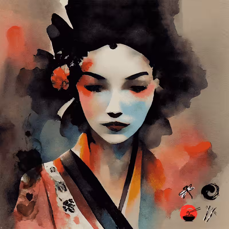 Black Rose and Geisha #12