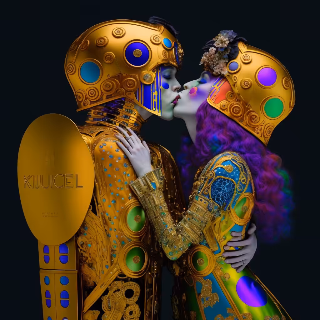 Mixed martial AIArt: Kiss #22