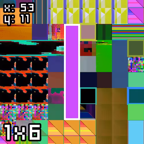 XITY #304 - x:53 y:11 - 1x6