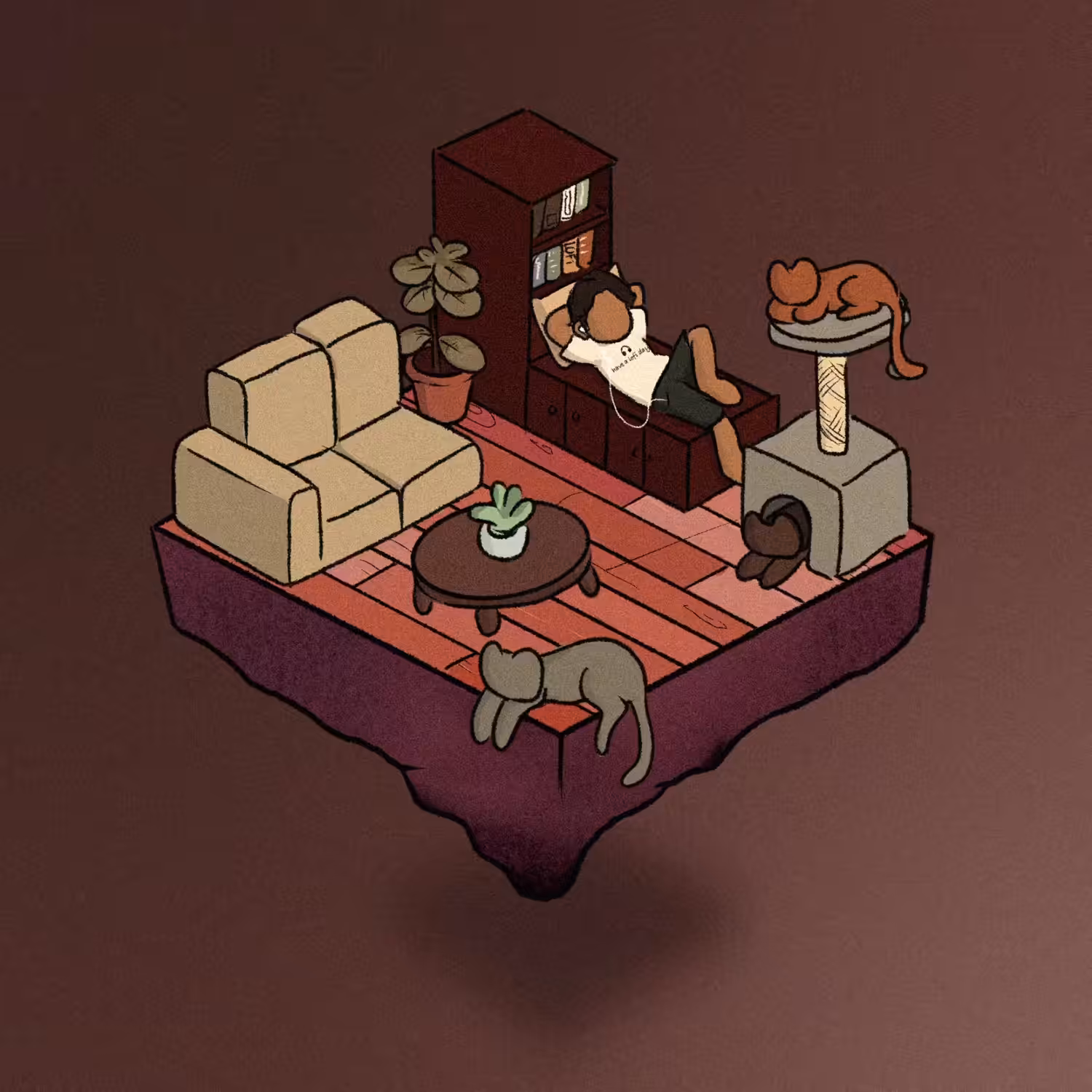 Lofi Roomie #84 ( Napping with sleepy lofi )