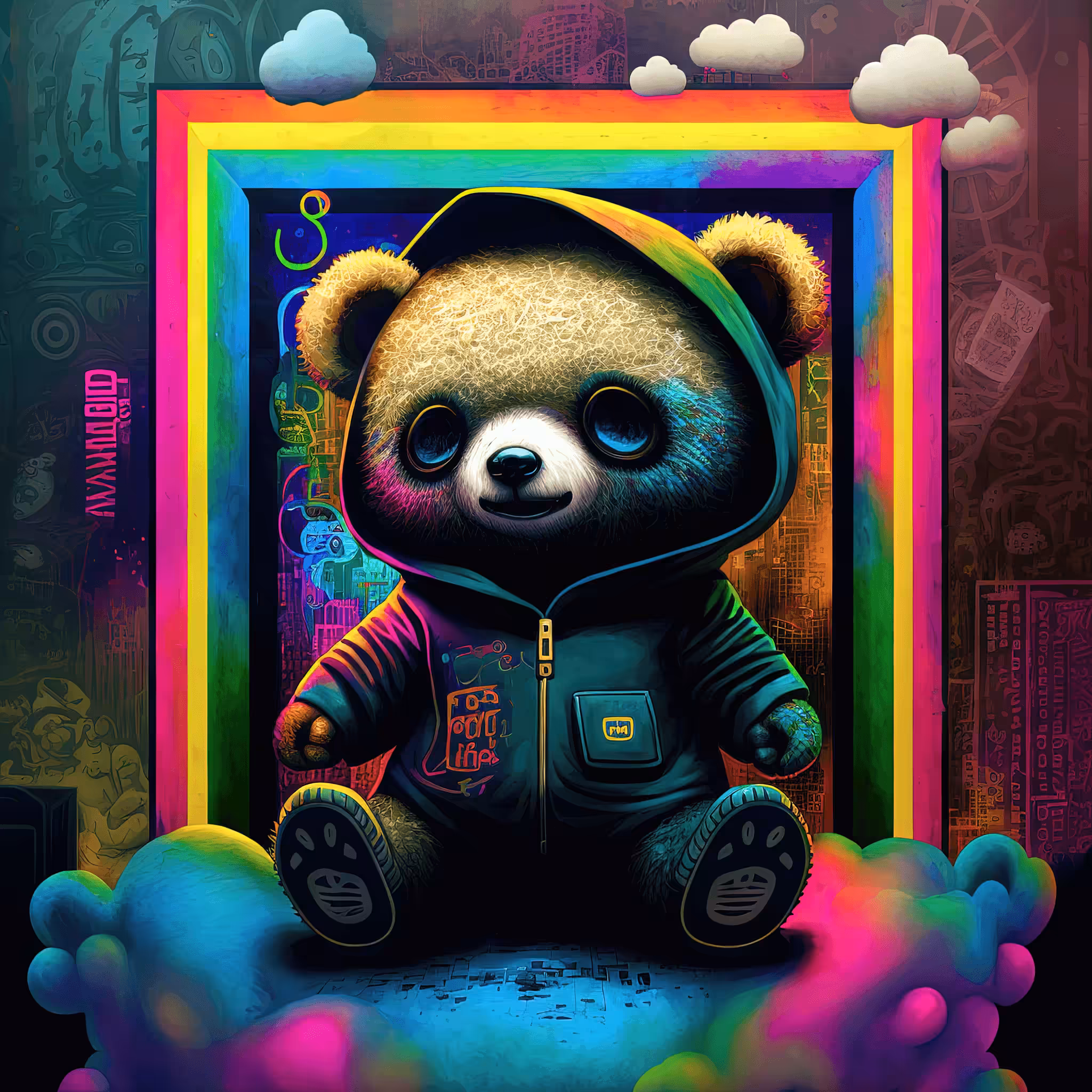 Cyberdelic Bear #4