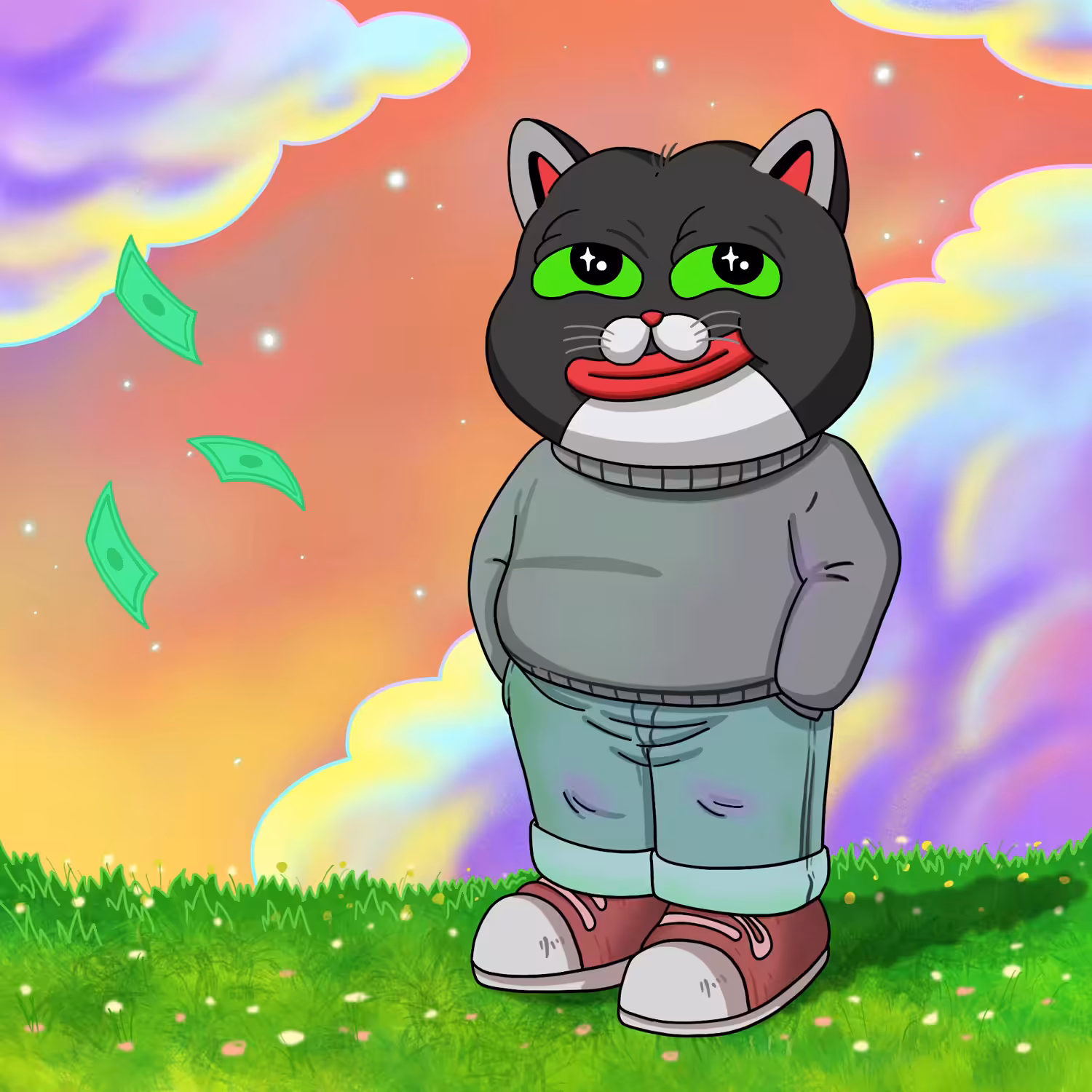 PEPECAT Chill Guy