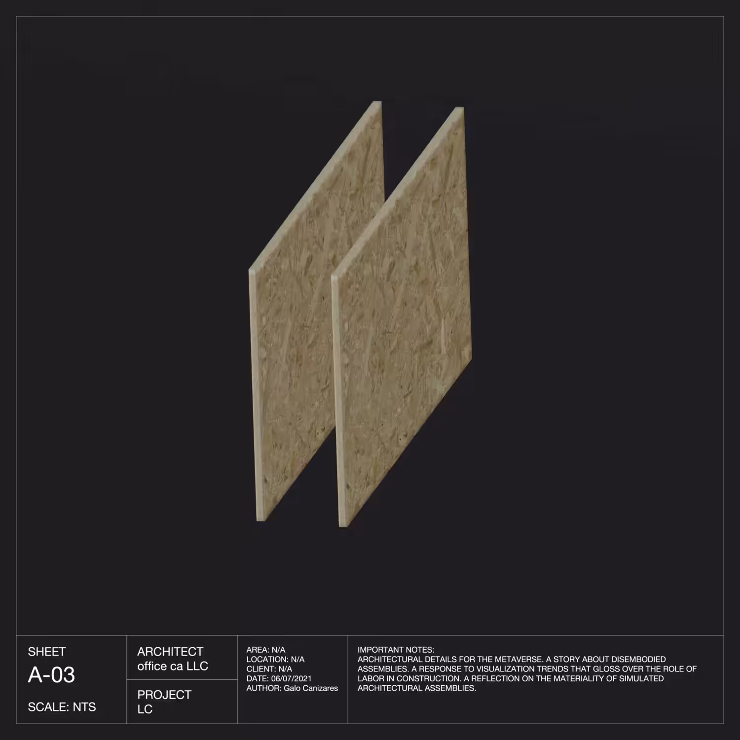Lightweight Construction Detail #003