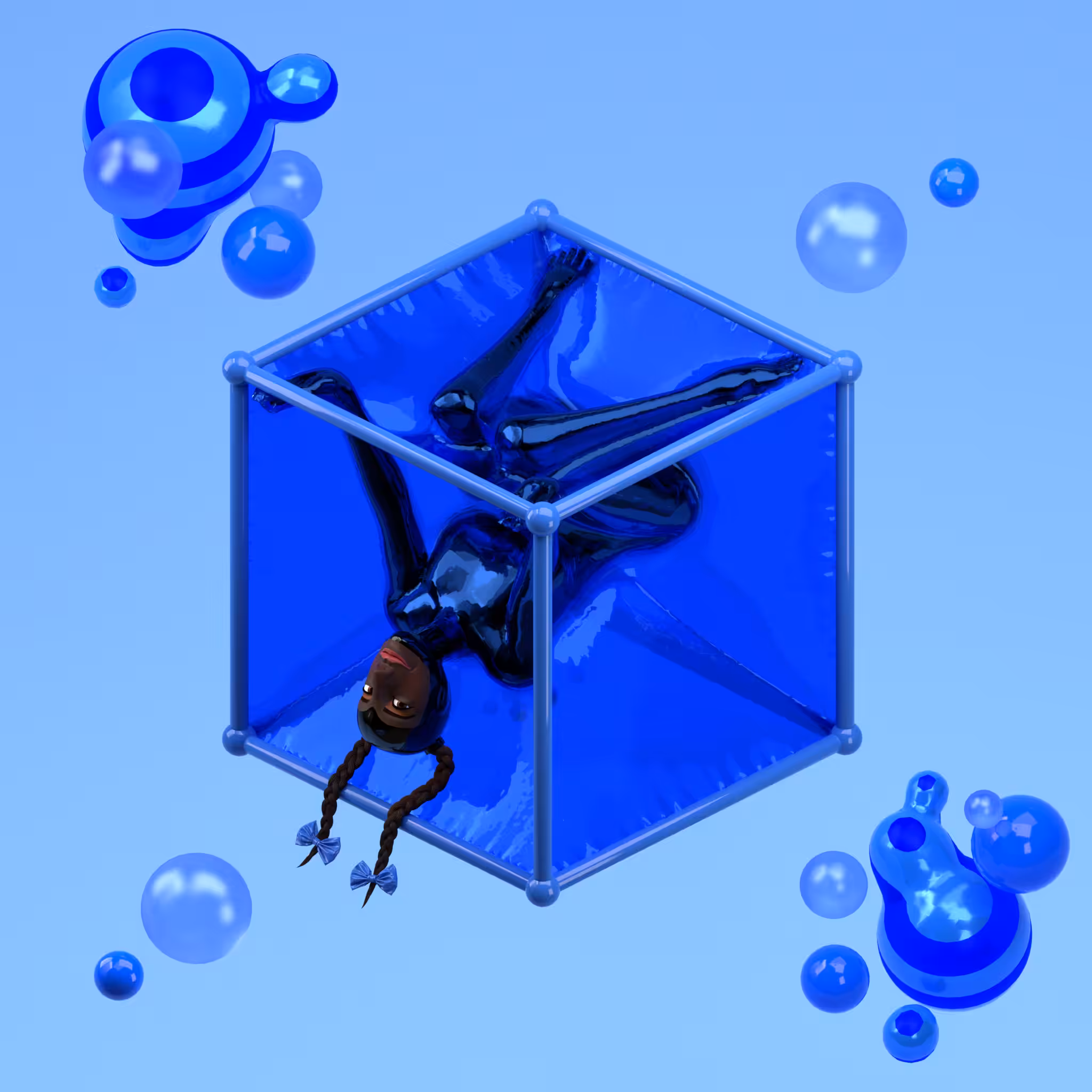 The Lady in Azure